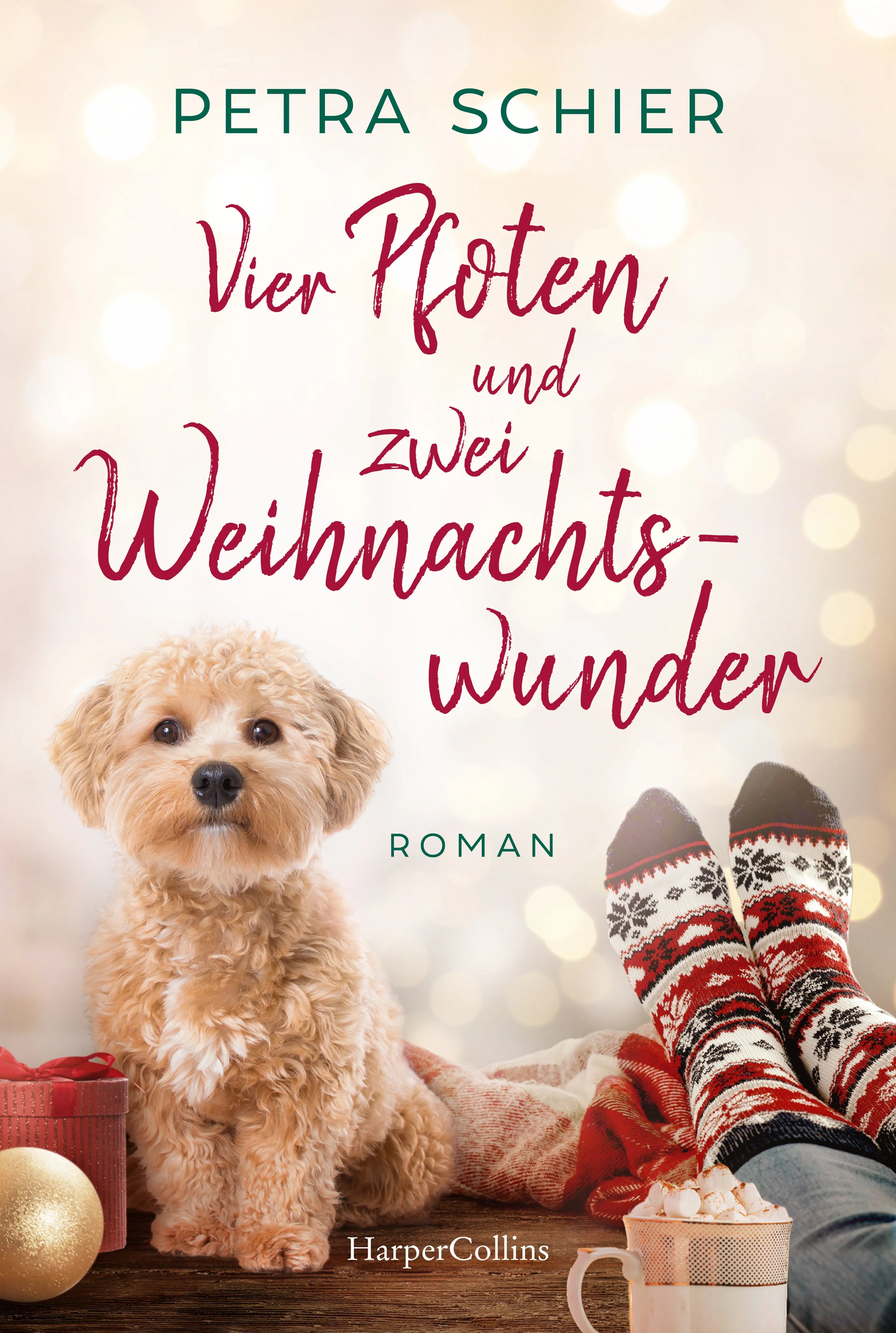 Buchcover von 'Vier Pfoten und zwei Weihnachtswunder' - Taschenbuch von Petra Schier