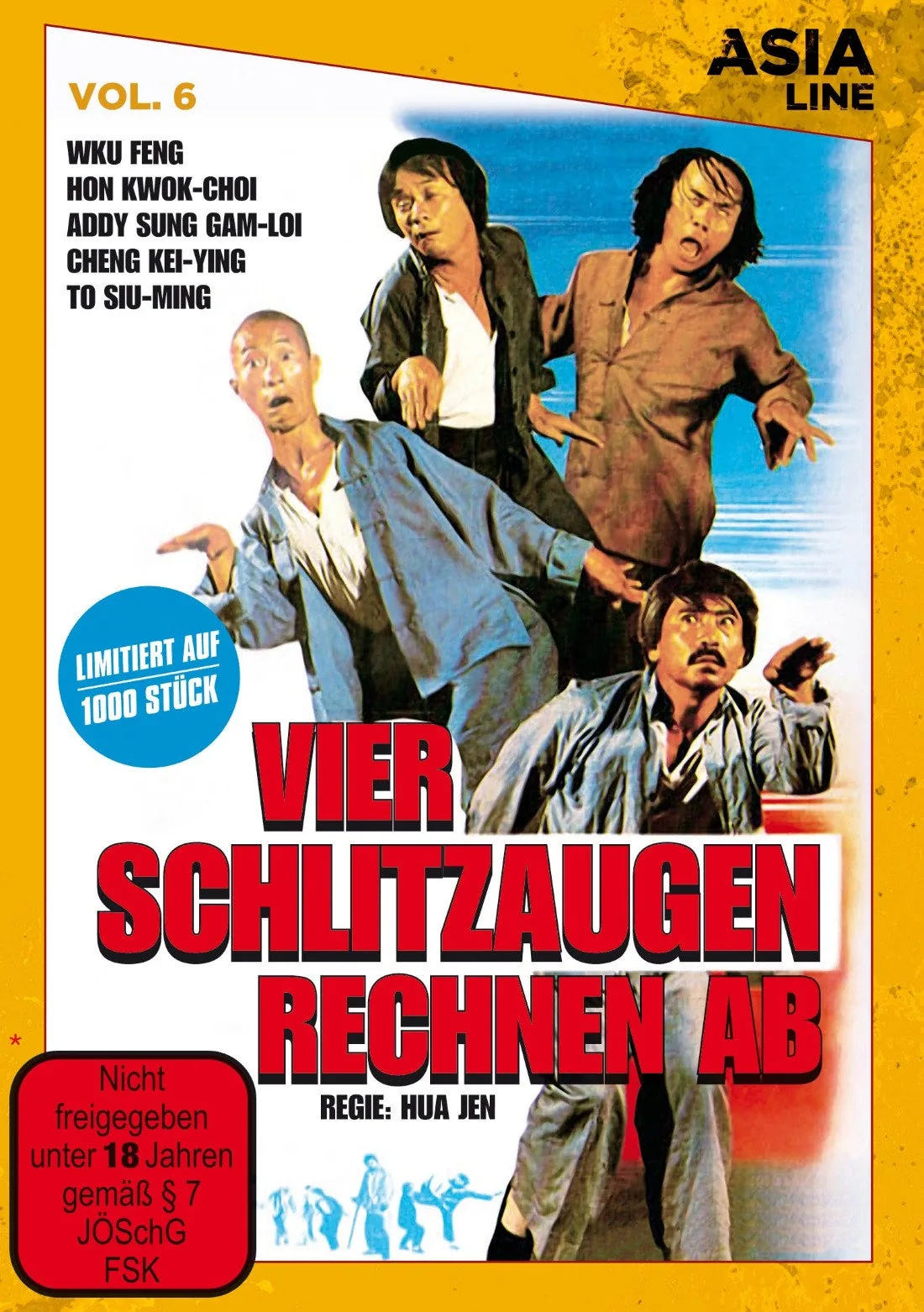 Vier Schlitzaugen rechnen ab - Asia Line  [LE] - DVD