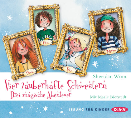 Buchcover von 'Vier zauberhafte Schwestern – Drei magische Abenteuer' - Hörbuch (CD) von Sheridan Winn
