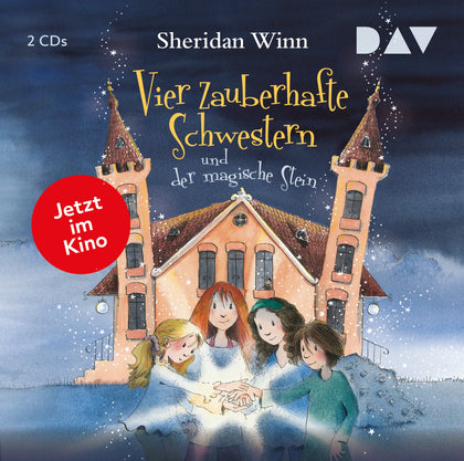 Buchcover von 'Vier zauberhafte Schwestern und der magische Stein' - Hörbuch (CD) von Sheridan Winn