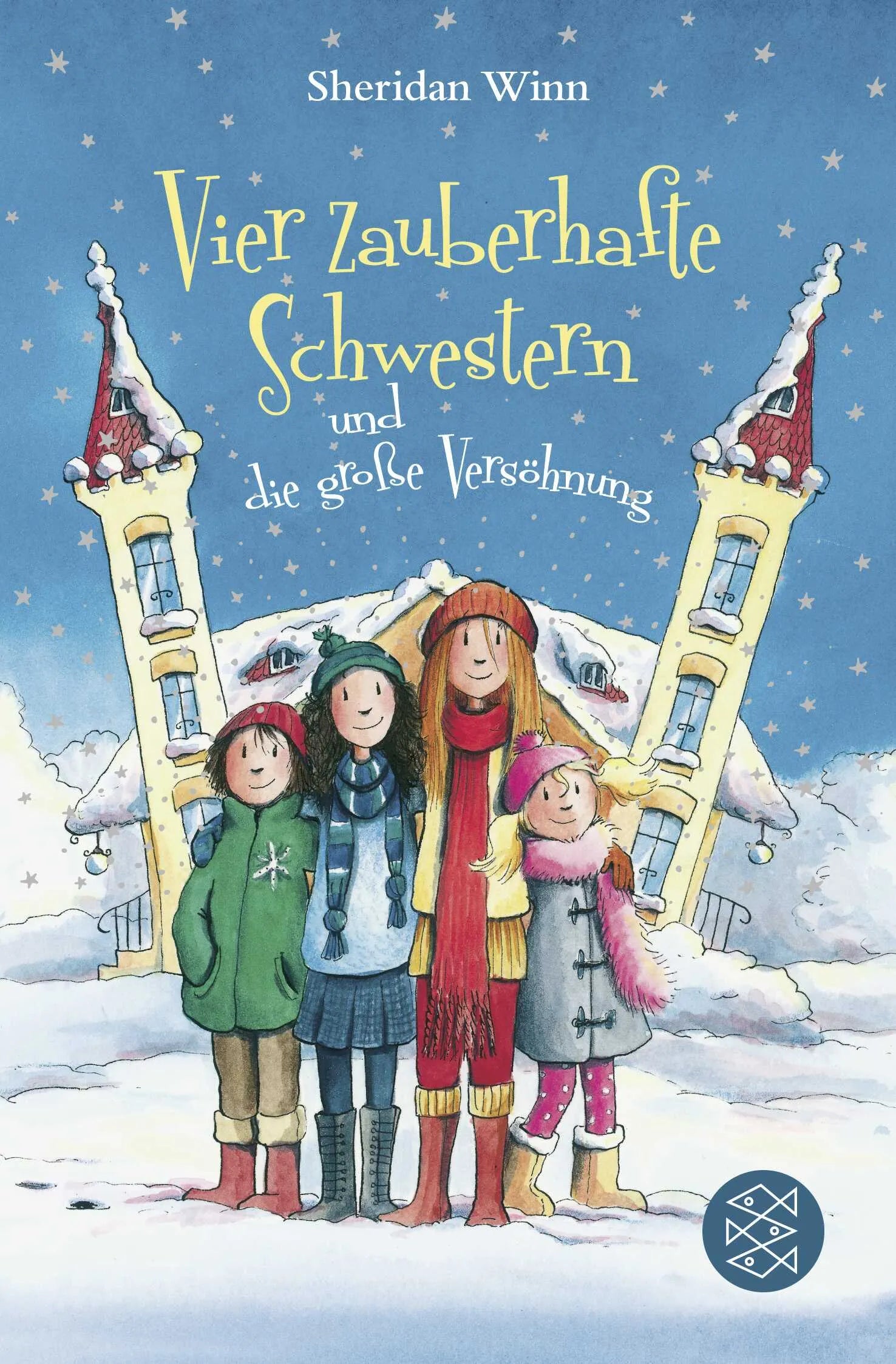 Buchcover von 'Vier zauberhafte Schwestern und die große Versöhnung' - Taschenbuch von Sheridan Winn