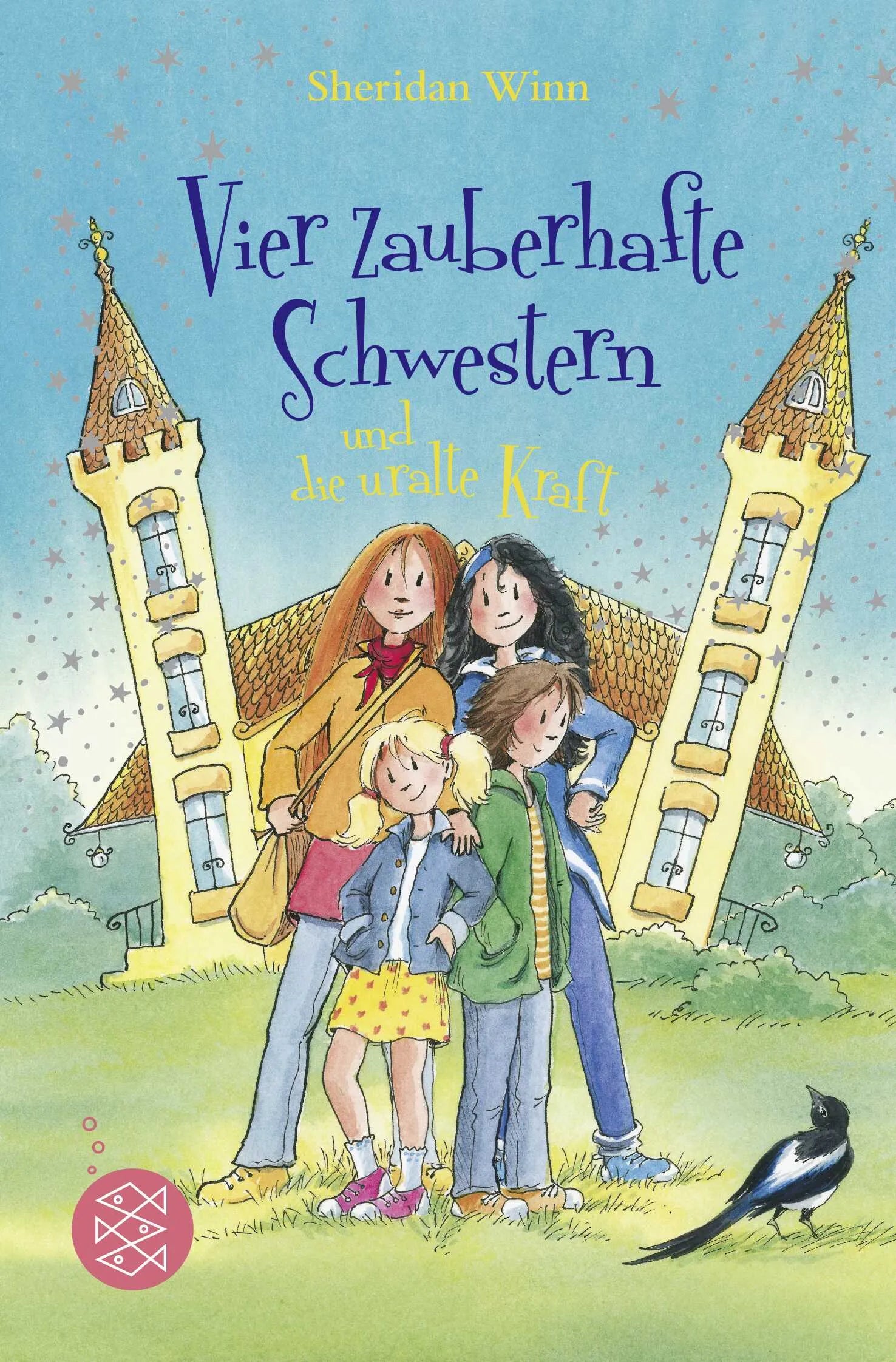 Buchcover von 'Vier zauberhafte Schwestern und die uralte Kraft' - Taschenbuch von Sheridan Winn
