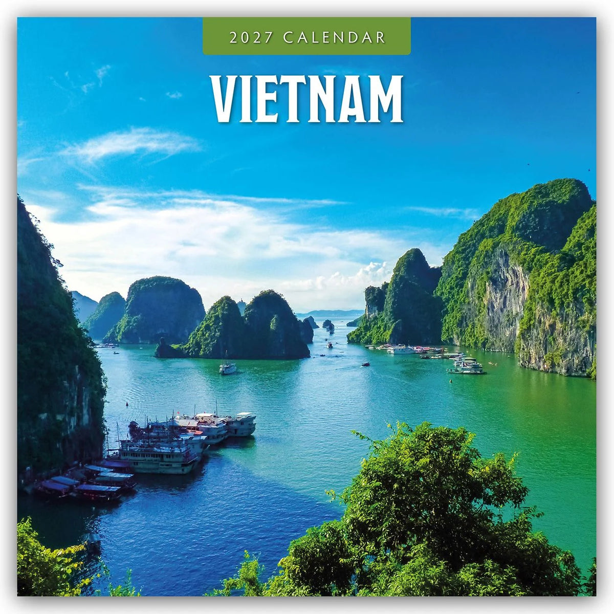 Wandkalender: Vietnam 2027 – 16-Monatskalender