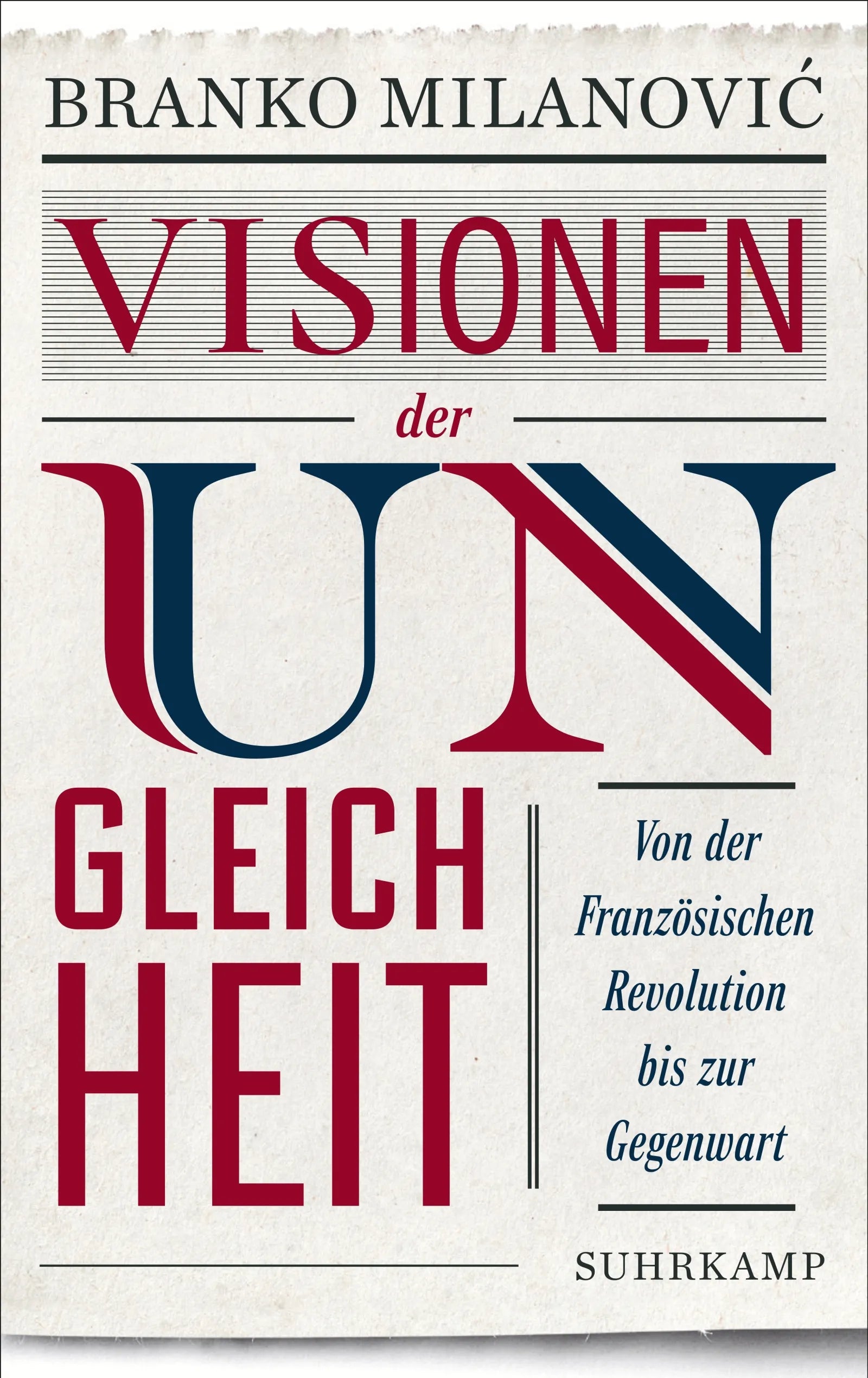 Cover: Visionen der Ungleichheit (E-Book) von Branko Milanović
