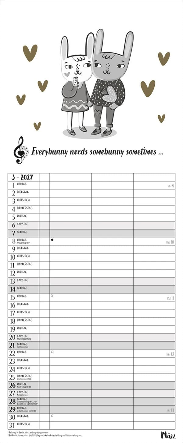 Visual Words Timer für 2 2027 – Ansicht