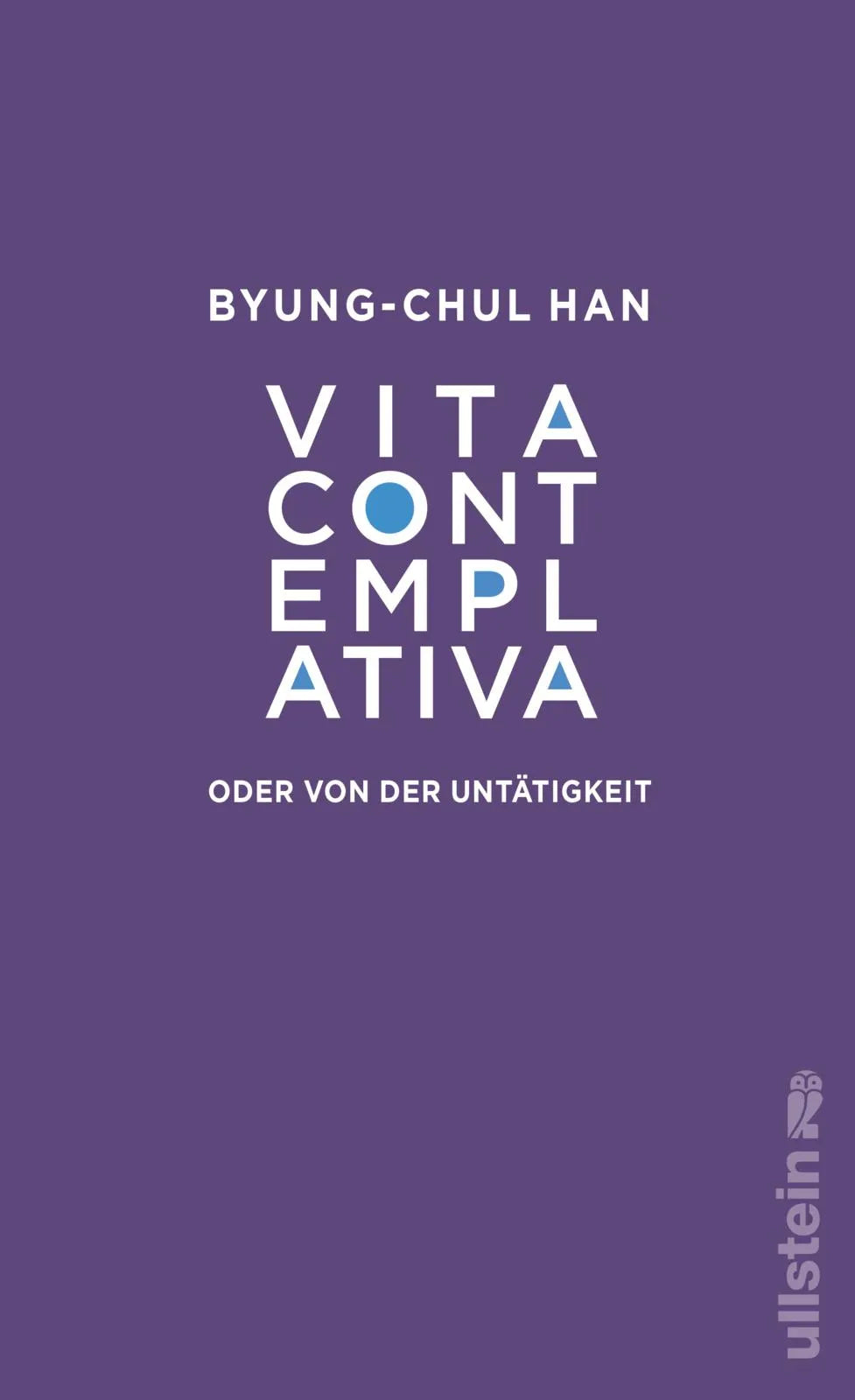 Buchcover von 'Vita contemplativa' - Gebundene Ausgabe von Byung-Chul Han