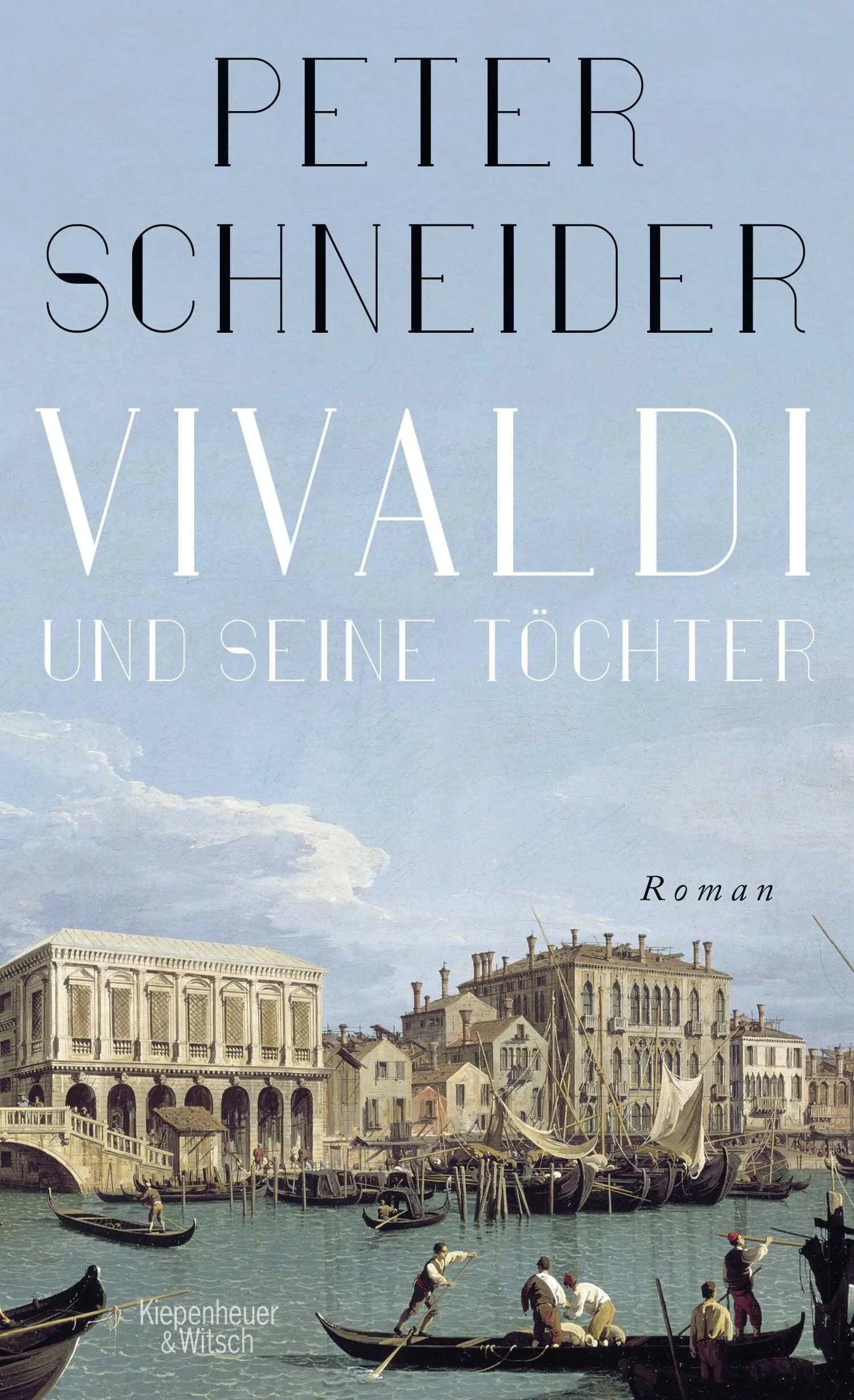 Buchcover von 'Vivaldi und seine Töchter' - Gebundene Ausgabe von Peter Schneider