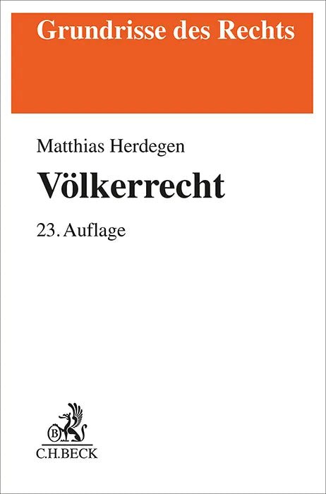 Buchcover von 'Völkerrecht' - Taschenbuch von Matthias Herdegen