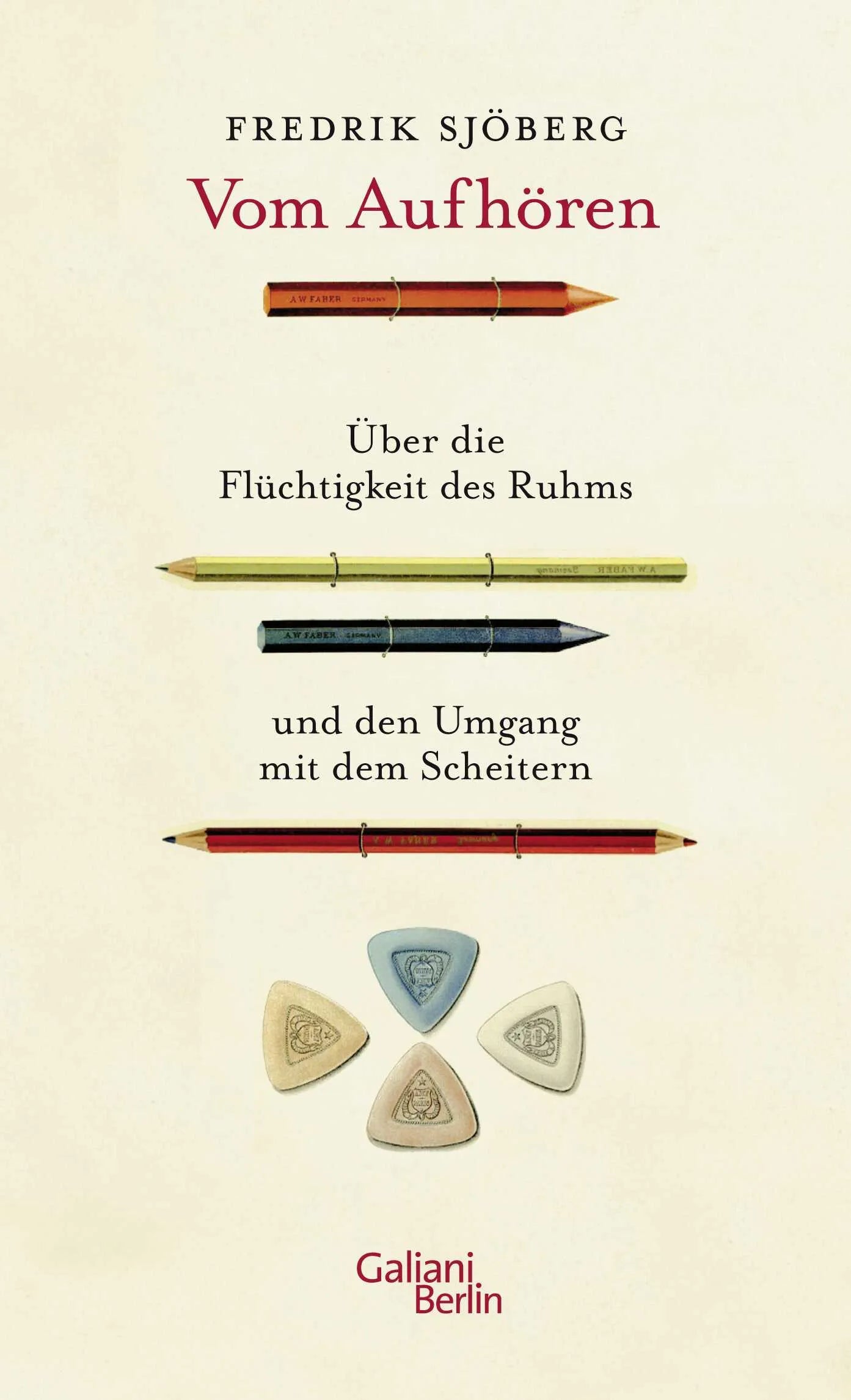 Buchcover von 'Vom Aufhören' - Gebundene Ausgabe von Fredrik Sjöberg