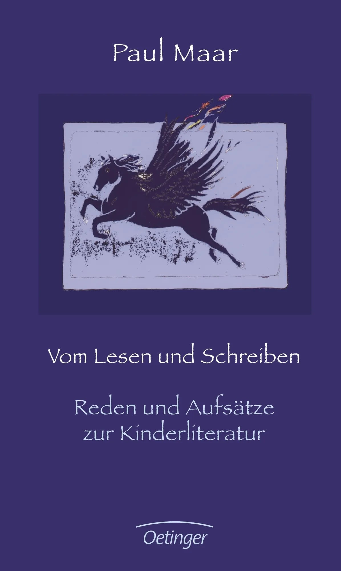 Buchcover von 'Vom Lesen und Schreiben' - Gebundene Ausgabe von Paul Maar