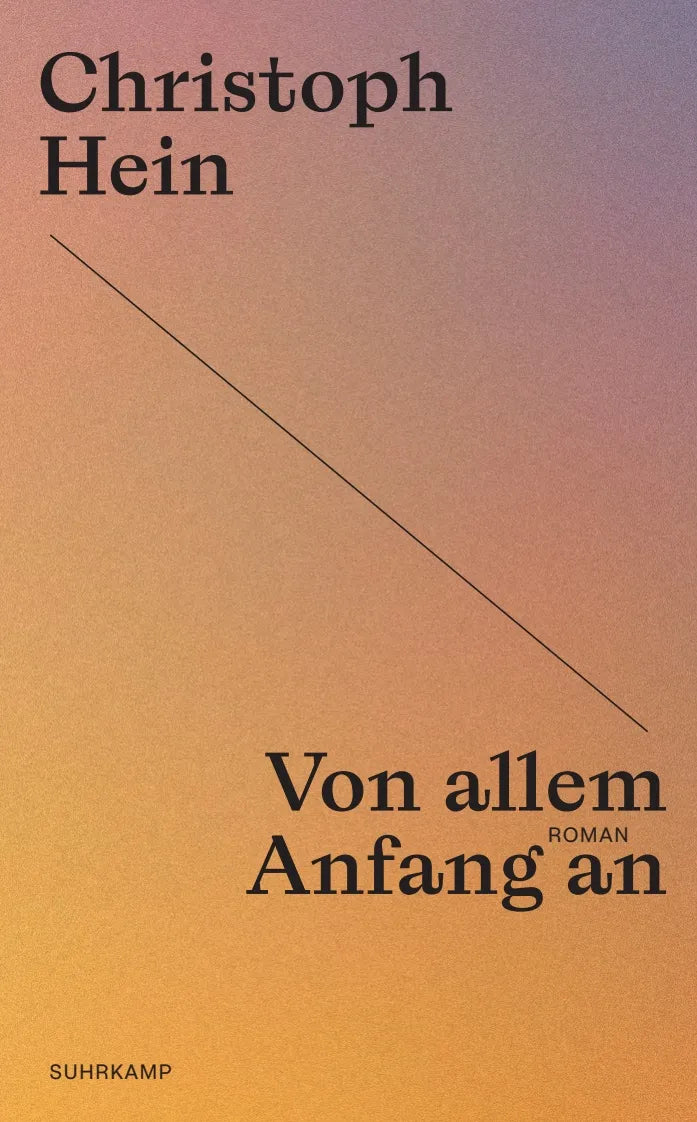 Buchcover von 'Von allem Anfang an' - Taschenbuch von Christoph Hein