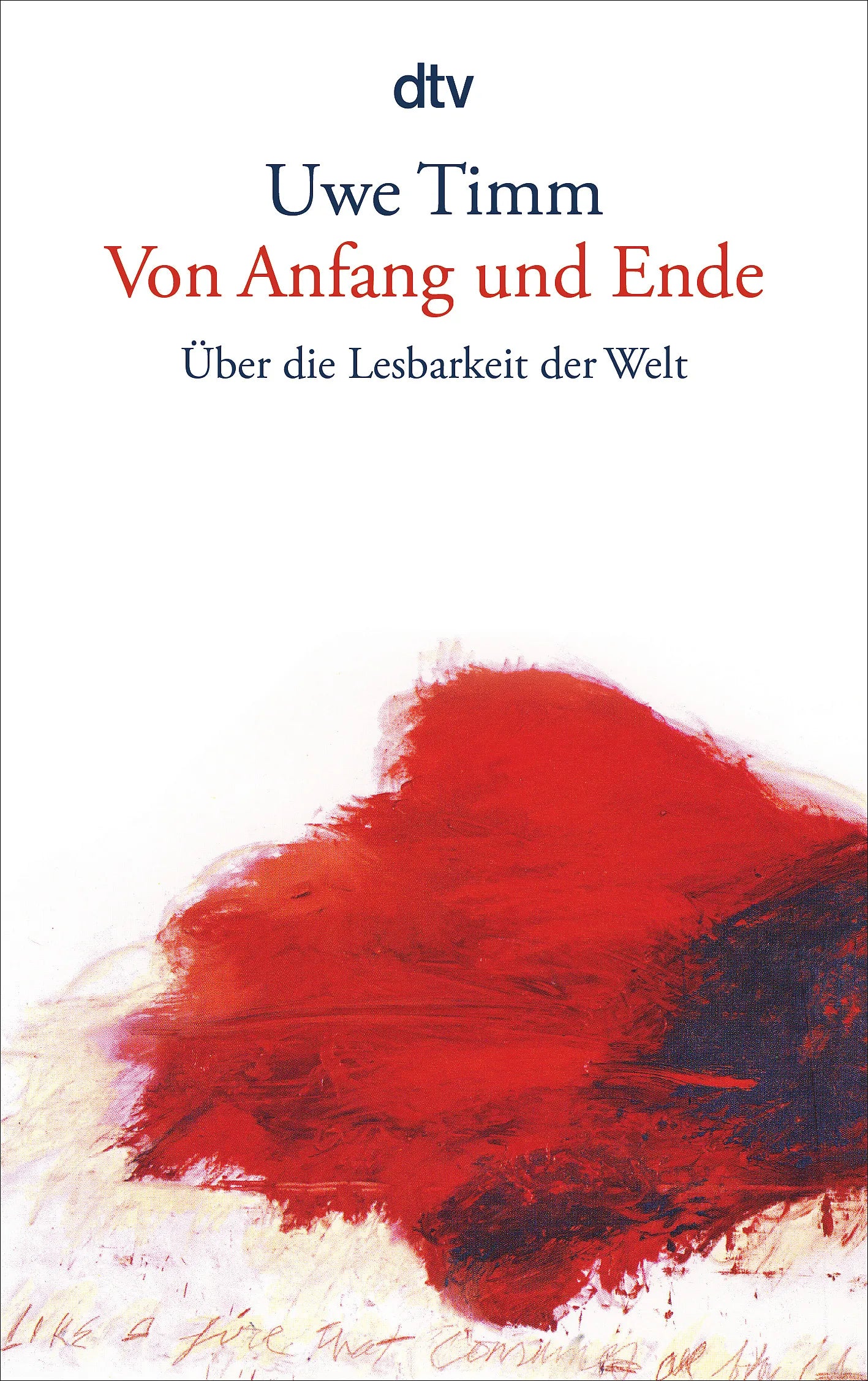 Buchcover von 'Von Anfang und Ende' - Taschenbuch von Uwe Timm