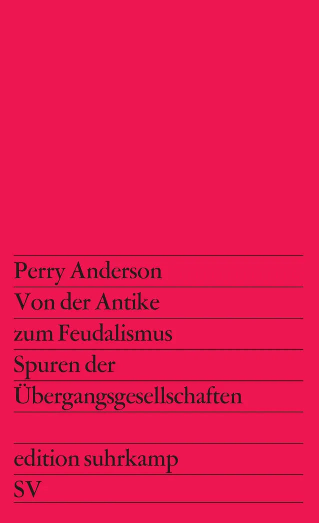 Buchcover von 'Von der Antike zum Feudalismus' - Taschenbuch von Perry Anderson