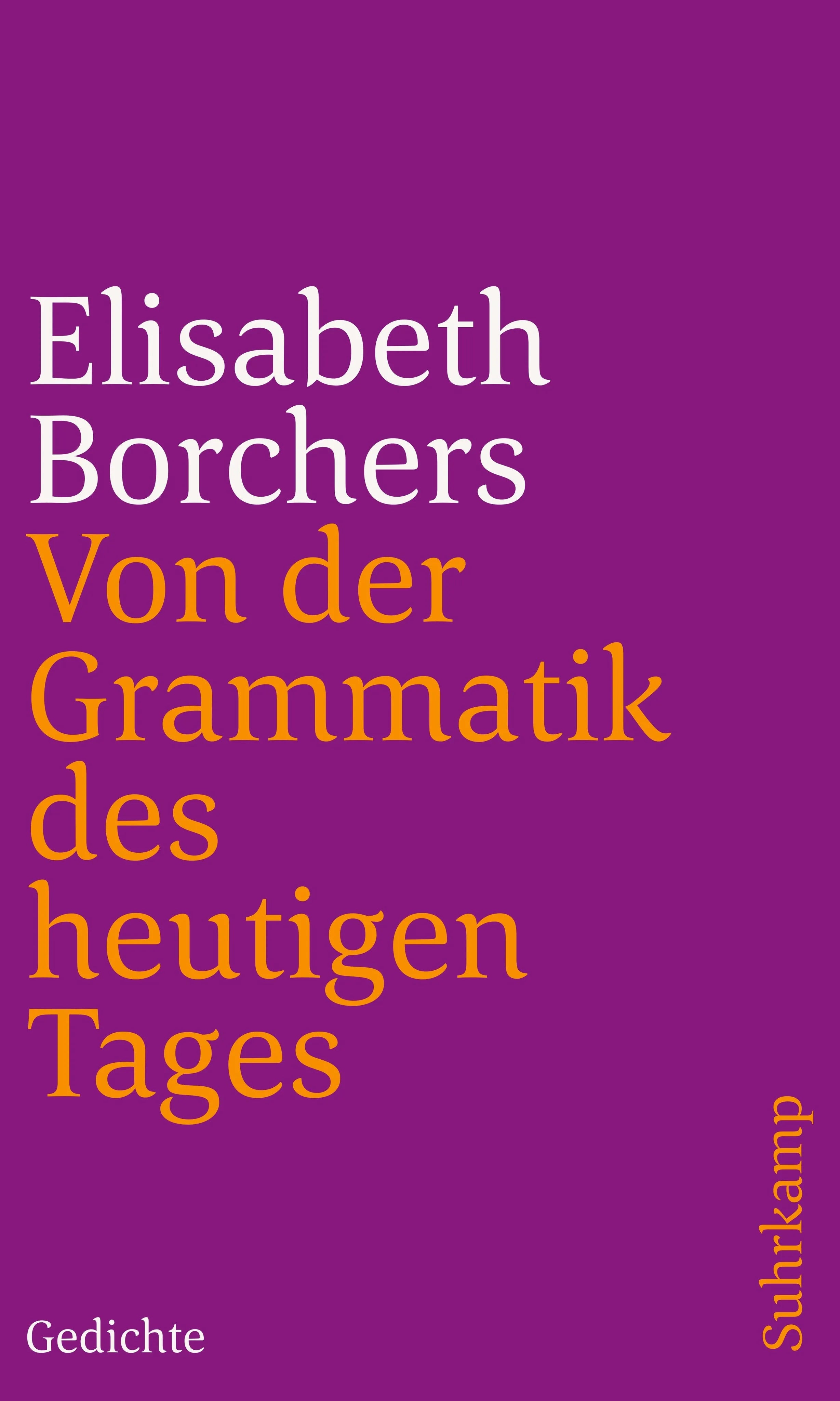 Buchcover von 'Von der Grammatik des heutigen Tages' - Taschenbuch von Elisabeth Borchers