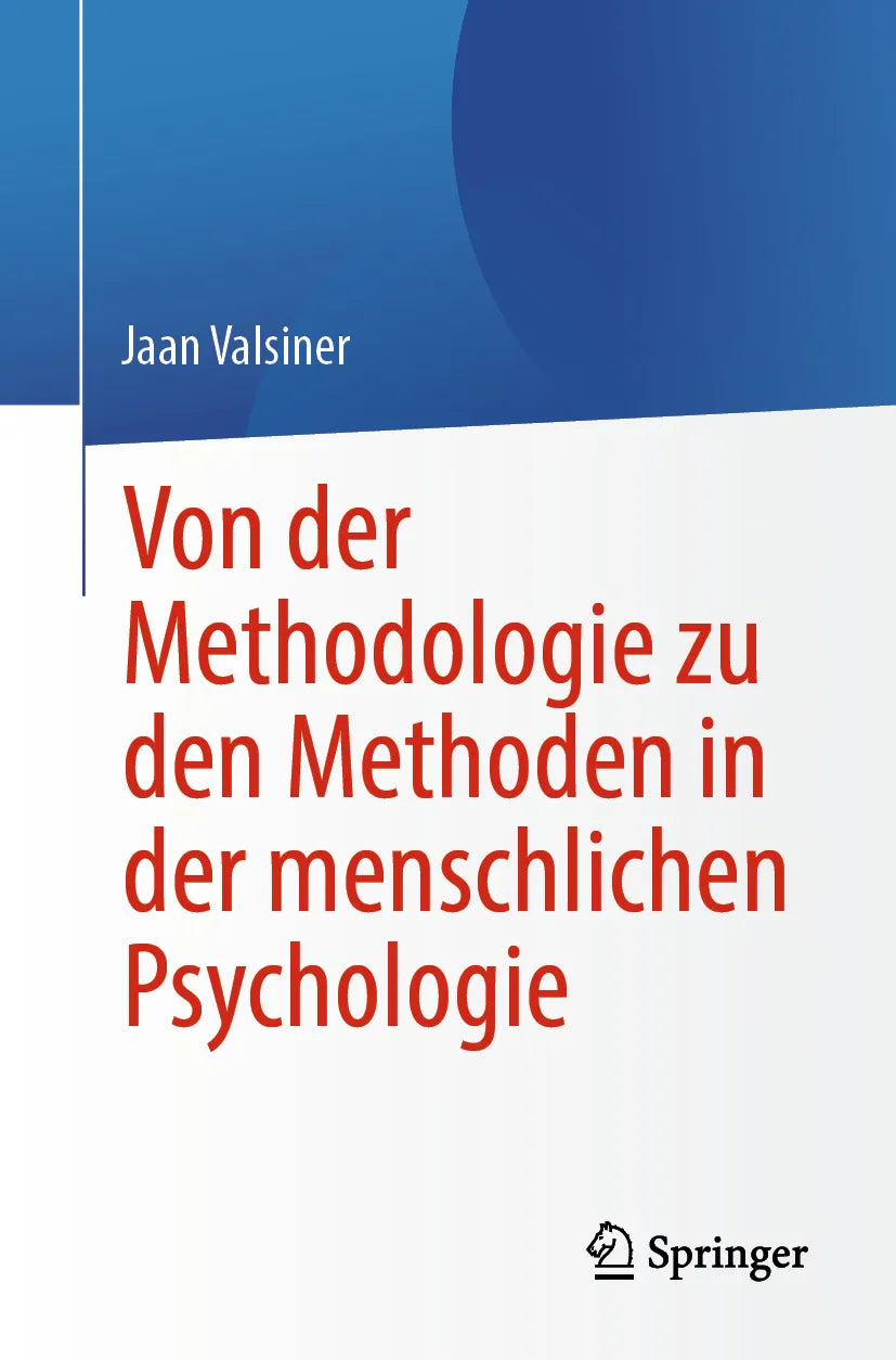 Cover: Von der Methodologie zu den Methoden in der menschlichen Psychologie (E-Book) von Jaan Valsiner