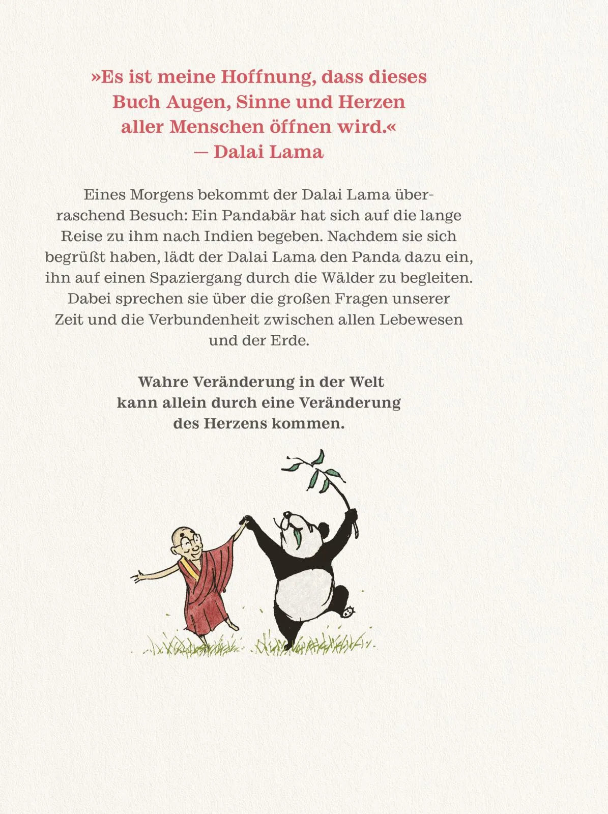 Buchrückseite von 'Von Herz zu Herz' mit Klappentext - Gebundene Ausgabe