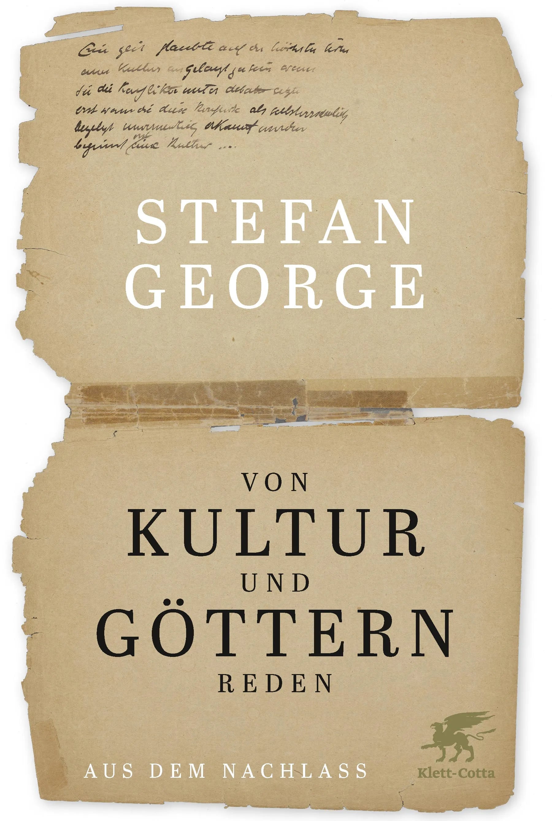 Buchcover von 'Von Kultur und Göttern reden' - Gebundene Ausgabe von Stefan George