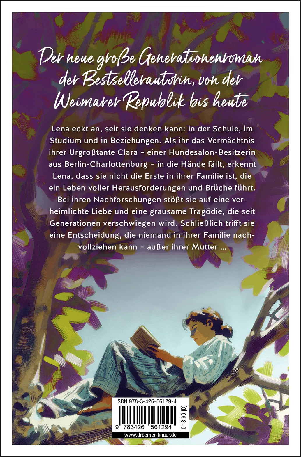 Rückseite: Vor hundert Sommern (Taschenbuch)