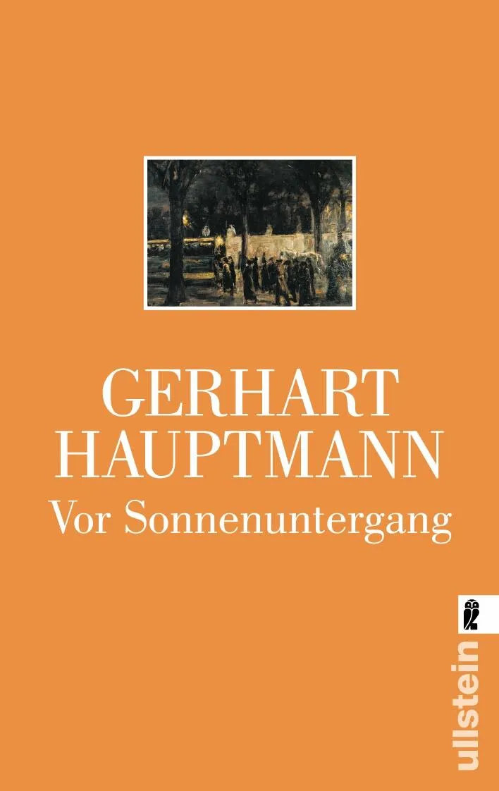 Buchcover von 'Vor Sonnenuntergang' - Taschenbuch von Gerhart Hauptmann