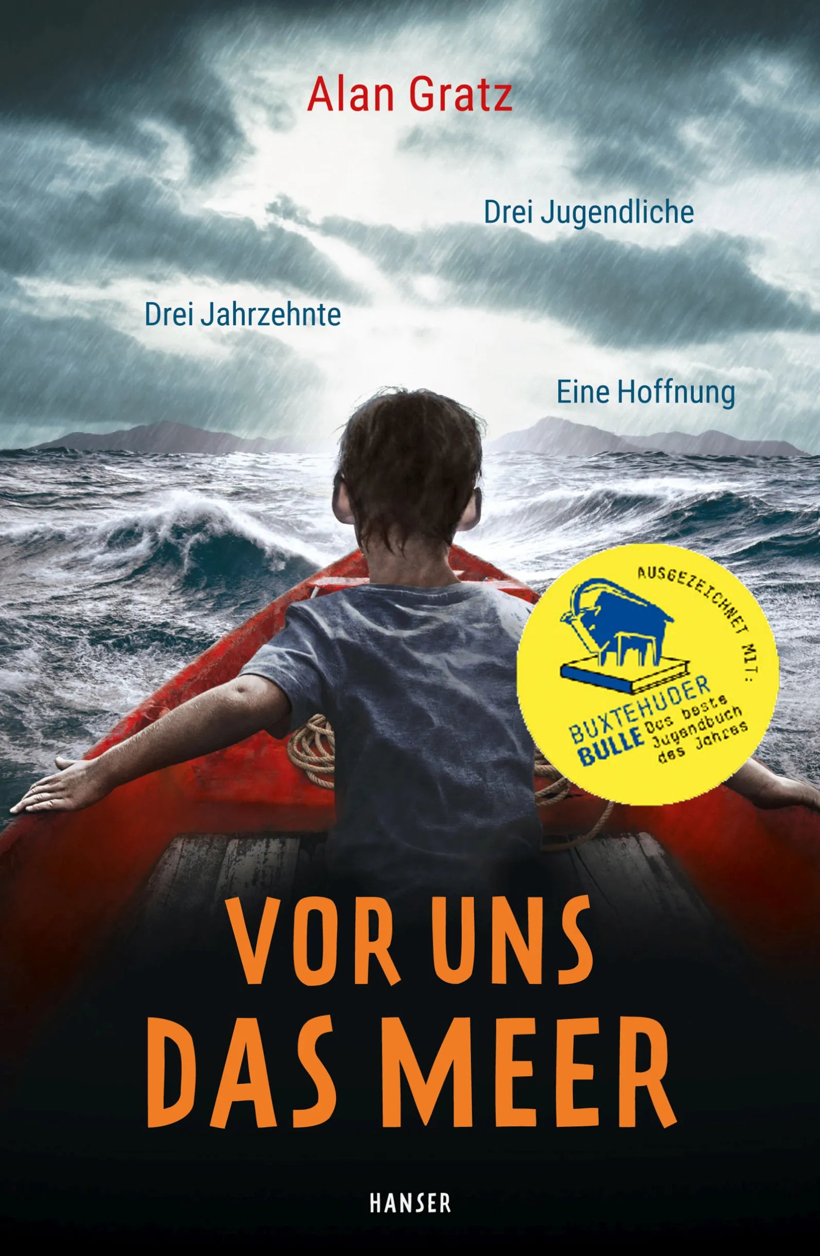 Buchcover von 'Vor uns das Meer' - Gebundene Ausgabe von Alan Gratz