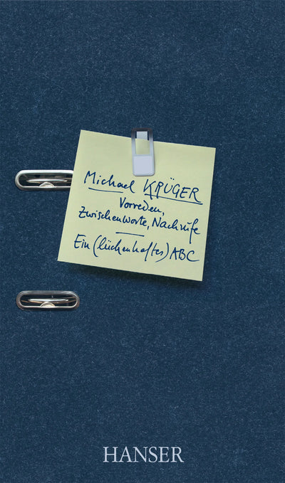 Vorreden Zwischenworte Nachrufe