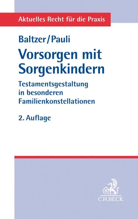 Buchcover von 'Vorsorgen mit Sorgenkindern' - Taschenbuch von Peter Baltzer