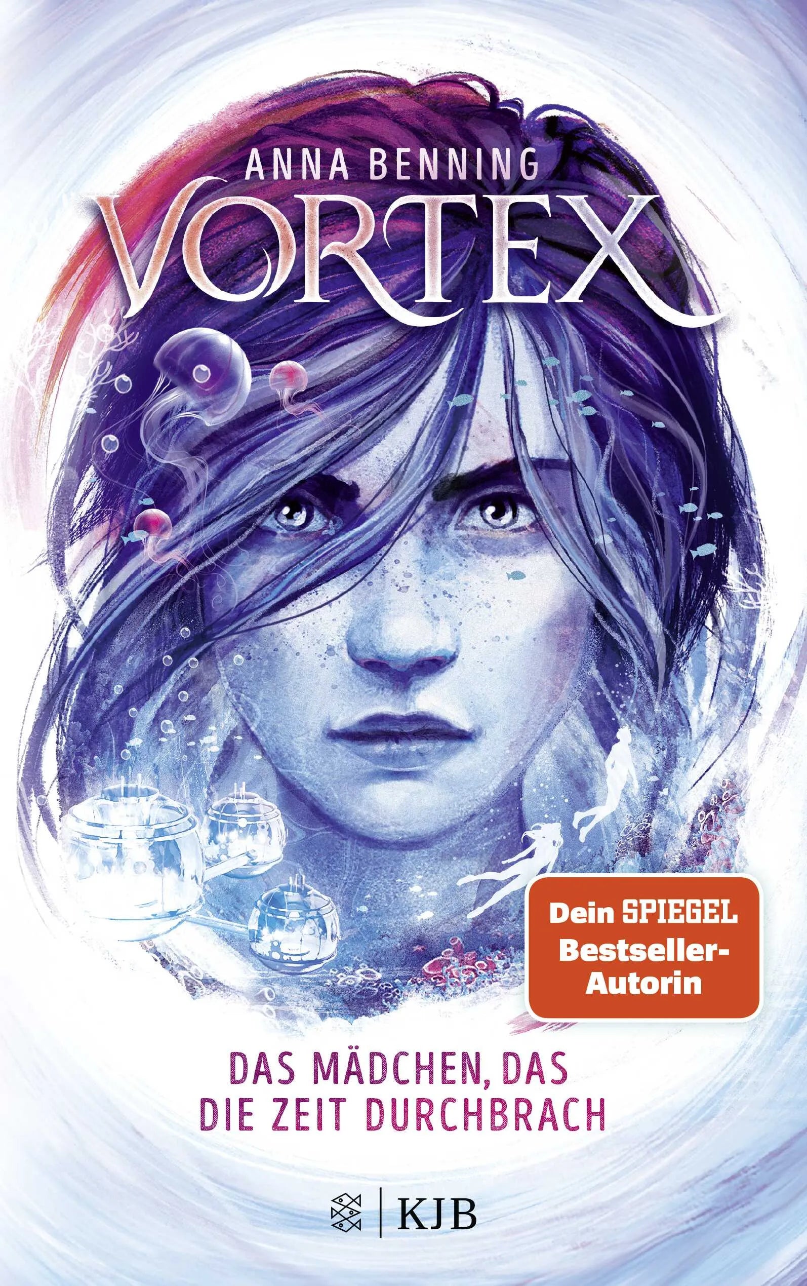 Buchcover von 'Vortex – Das Mädchen, das die Zeit durchbrach' - Paperback von Anna Benning