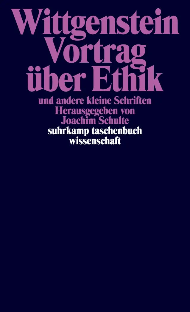 Buchcover von 'Vortrag über Ethik' - Taschenbuch von Ludwig Wittgenstein