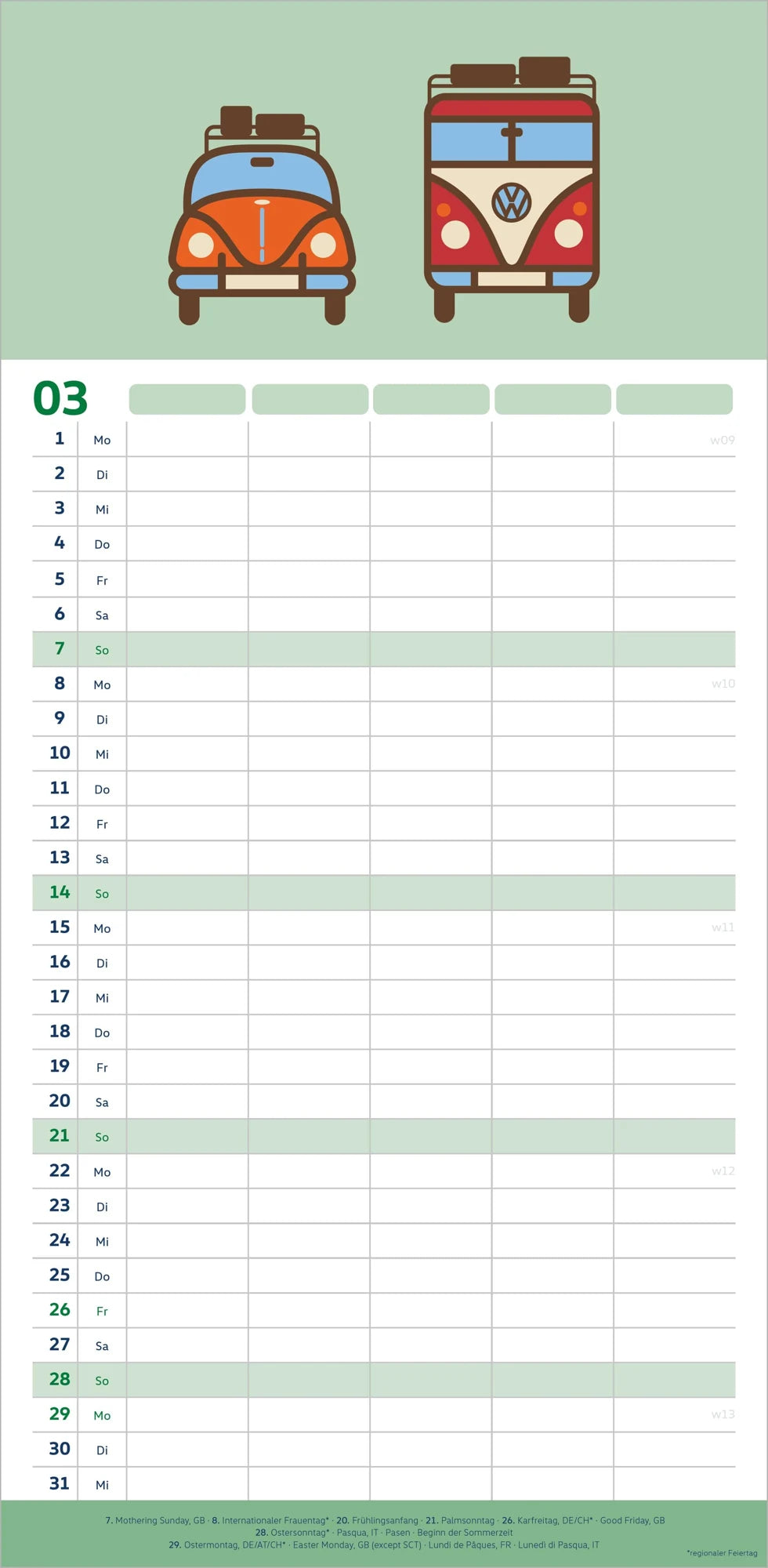 VW Familienplaner Illustrationen 2027 – Ansicht
