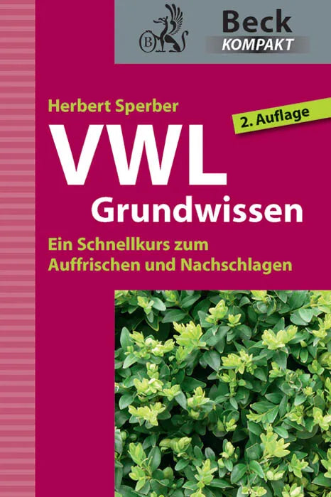 Buchcover von 'VWL Grundwissen' - Taschenbuch von Herbert Sperber