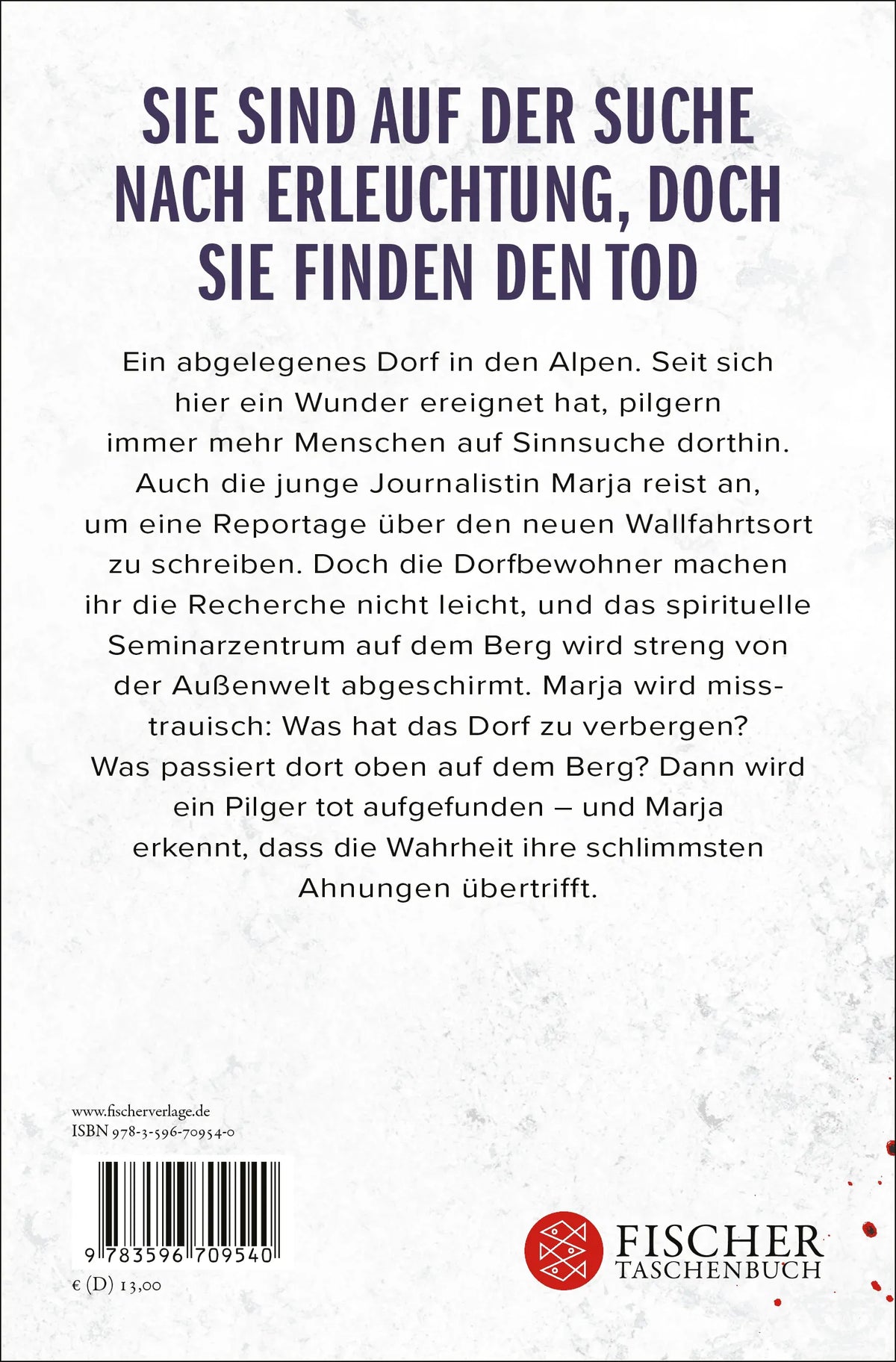 Rückseite: Wallfahrt - Der Tod wird dich erlösen (Taschenbuch)
