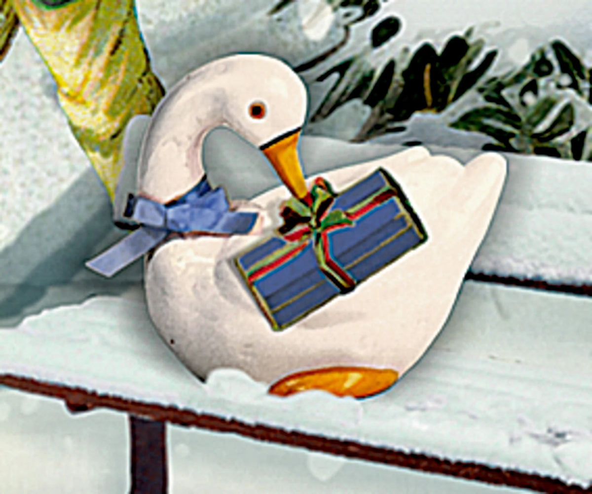 Wand-Adventskalender – Nostalgischer Lichterbogen – Ansicht