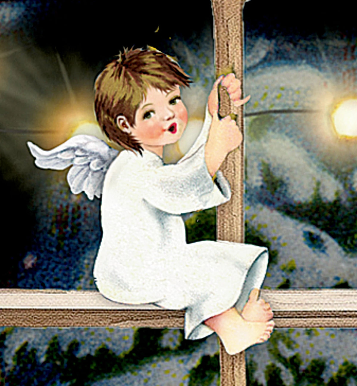 Wand-Adventskalender – Nostalgischer Weihnachtsladen – Ansicht
