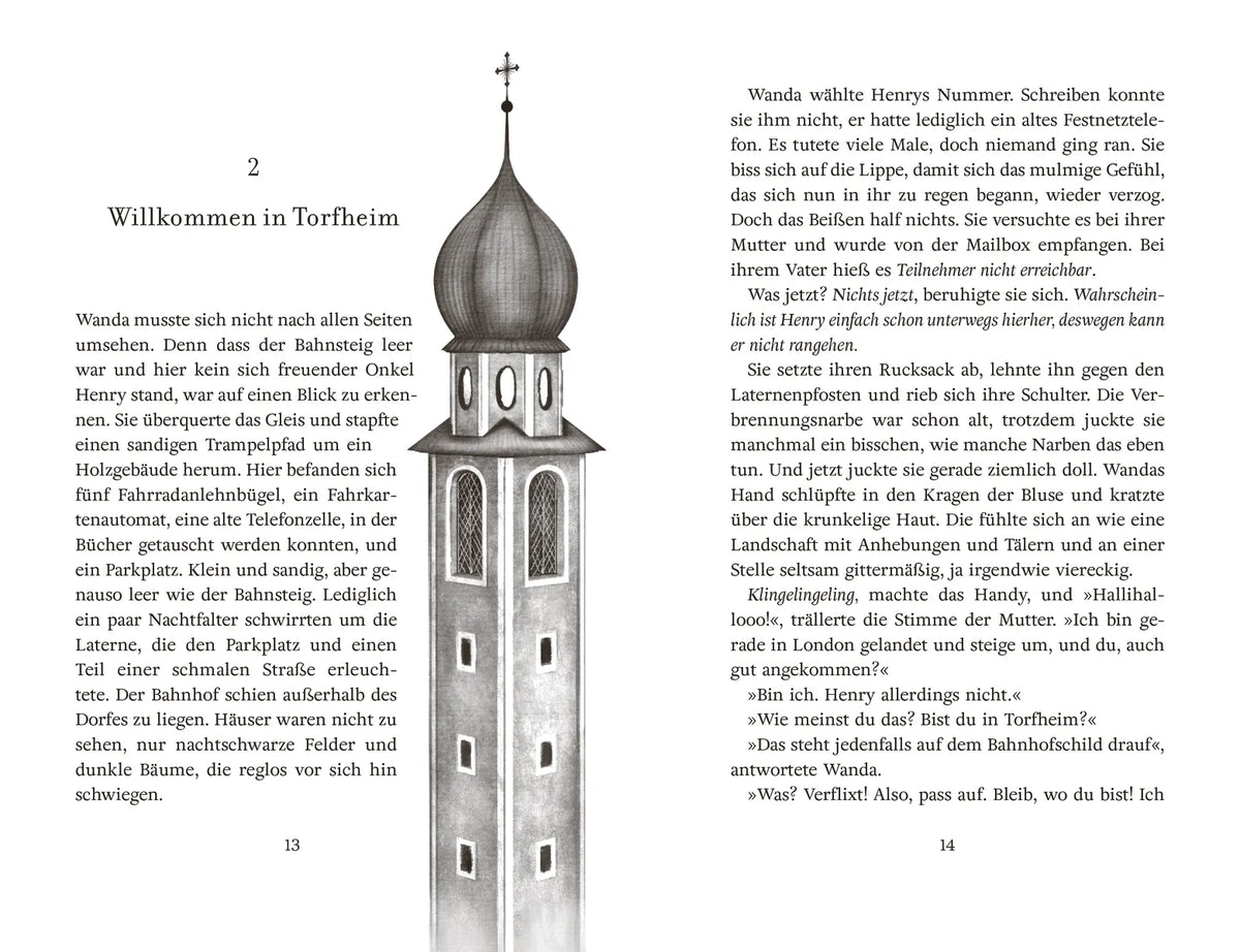 Detailansicht: Wandas Wunder ‒ Der Sommer der flüsternden Wände (Hardcover)