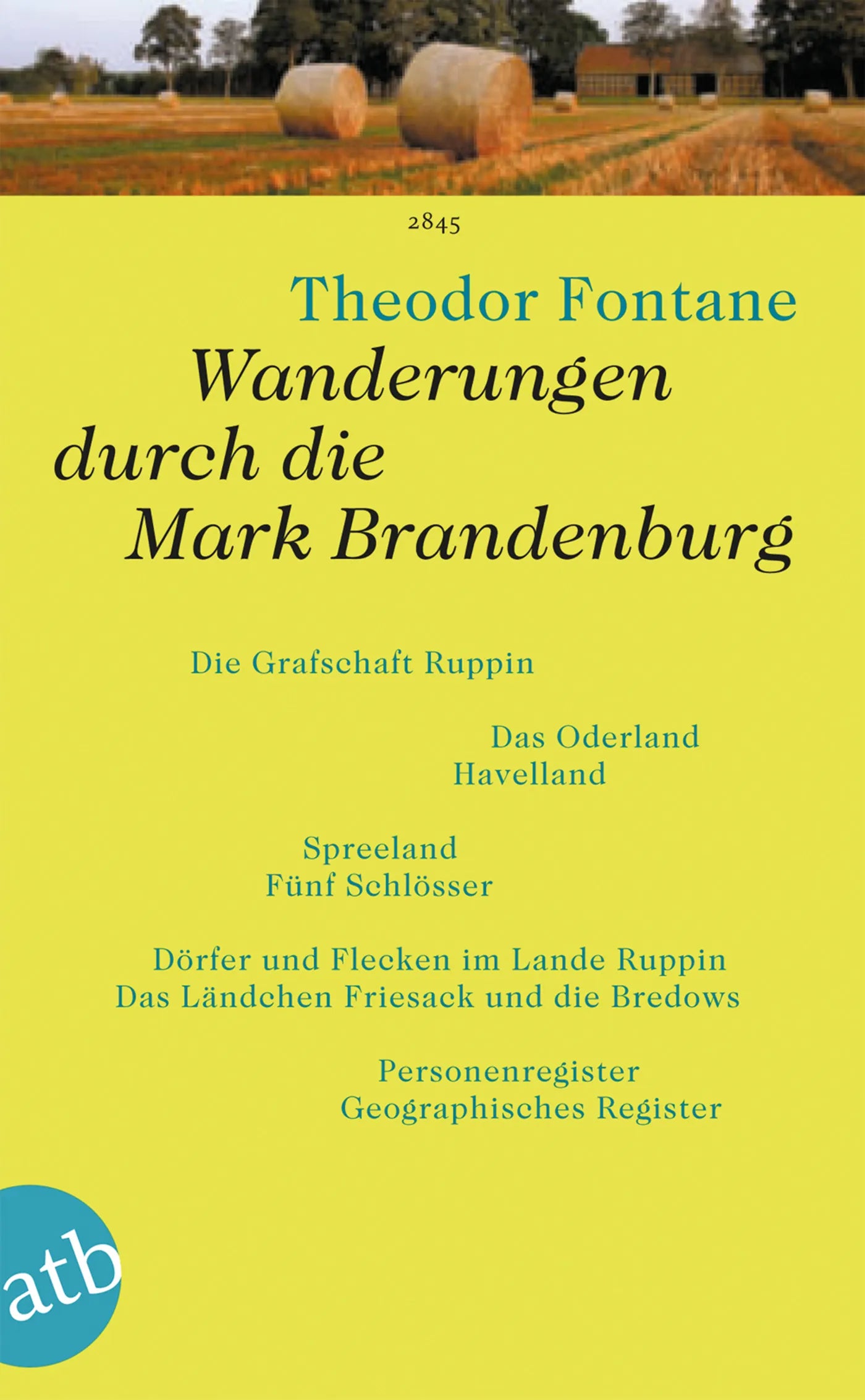 Buchcover von 'Wanderungen durch die Mark Brandenburg' - Taschenbuch von Theodor Fontane