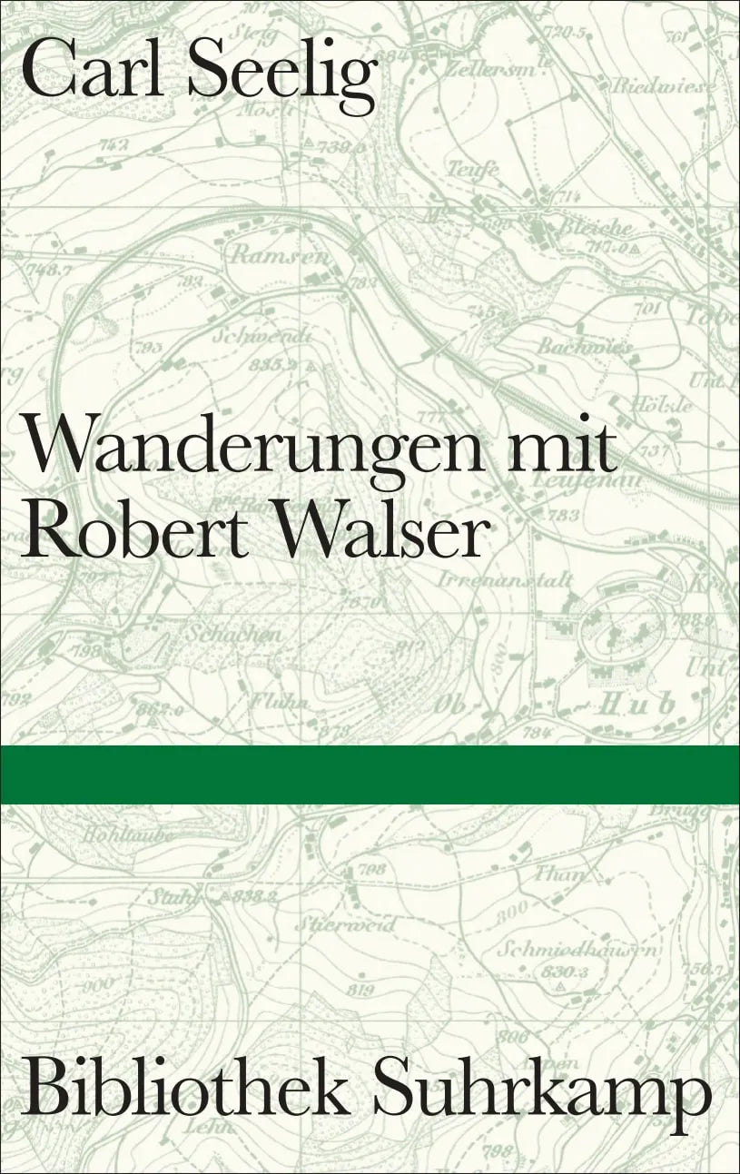 Buchcover von 'Wanderungen mit Robert Walser' - Gebundene Ausgabe von Carl Seelig