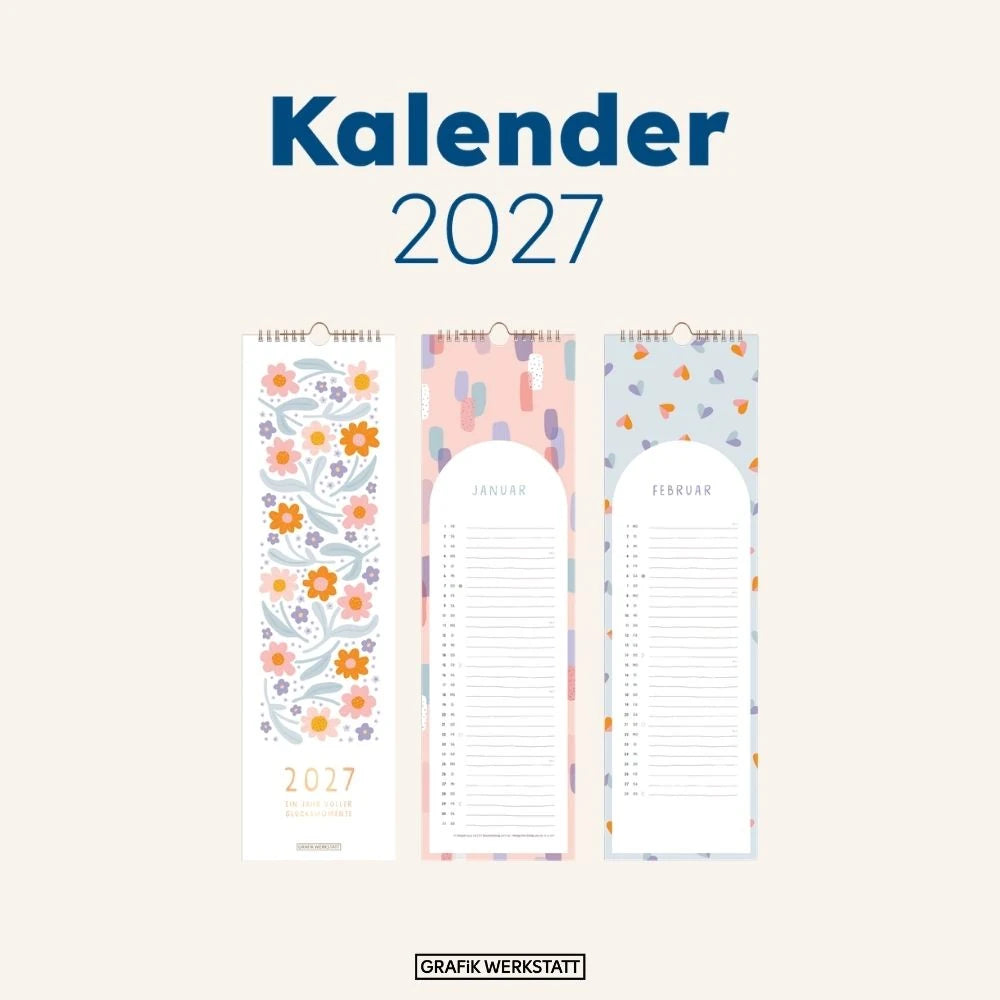 Wandkalender 2027 Ein Jahr voller Glücksmomente – Ansicht