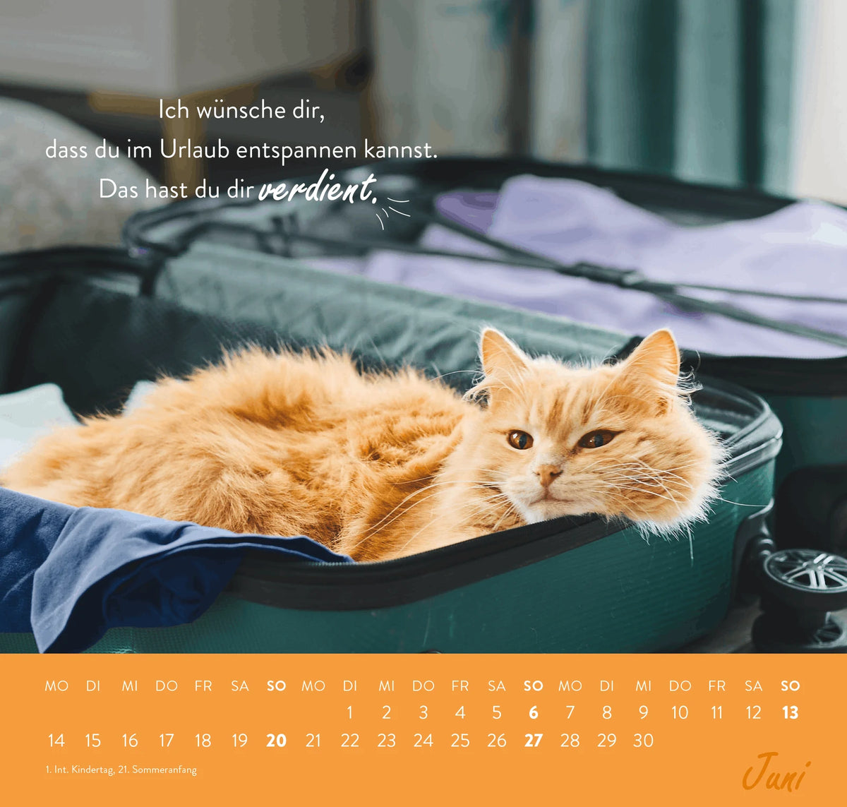 Wandkalender 2027: Einfach mal abhängen – Ansicht