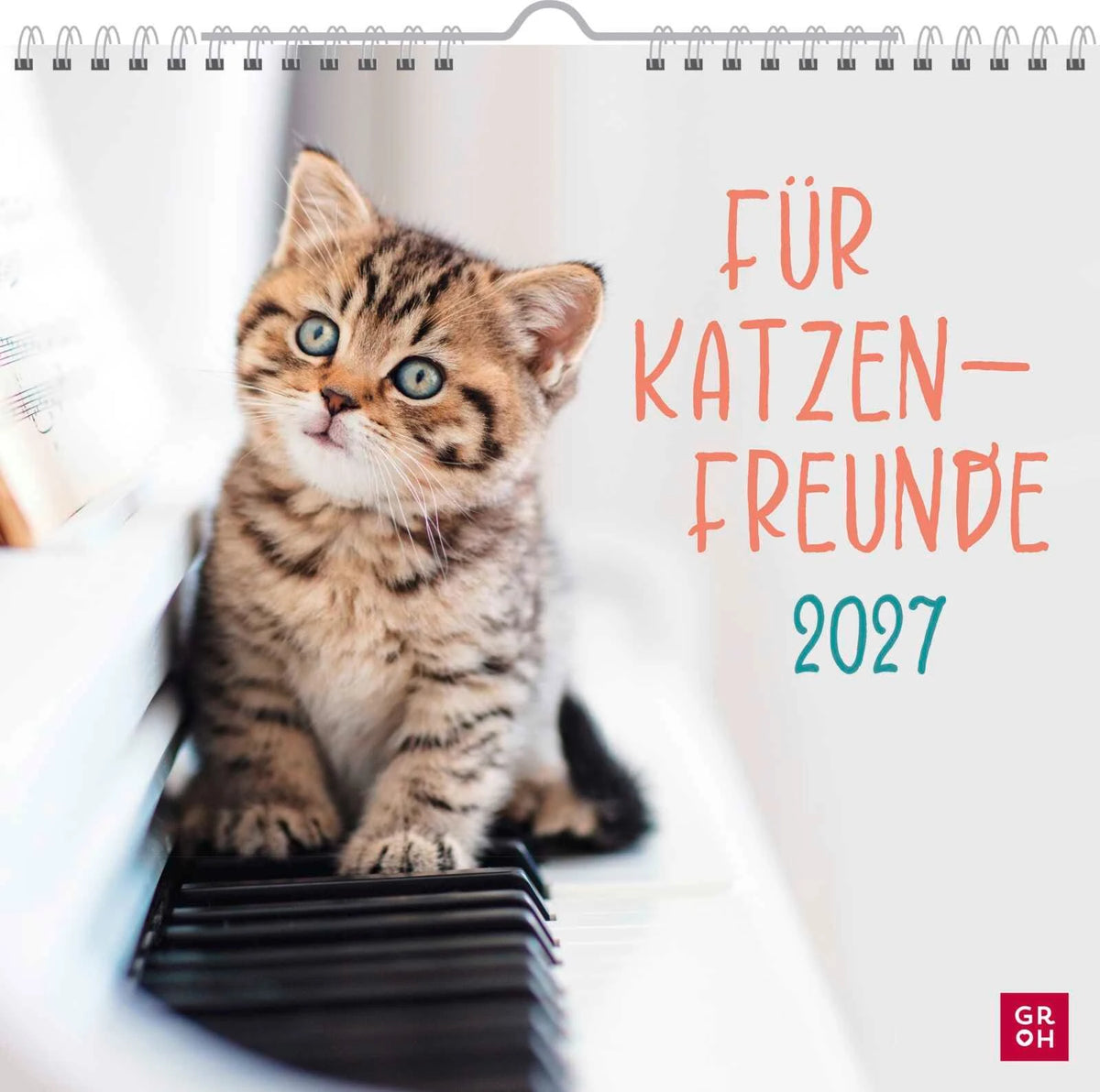 Wandkalender: Wandkalender 2027: Für Katzenfreunde