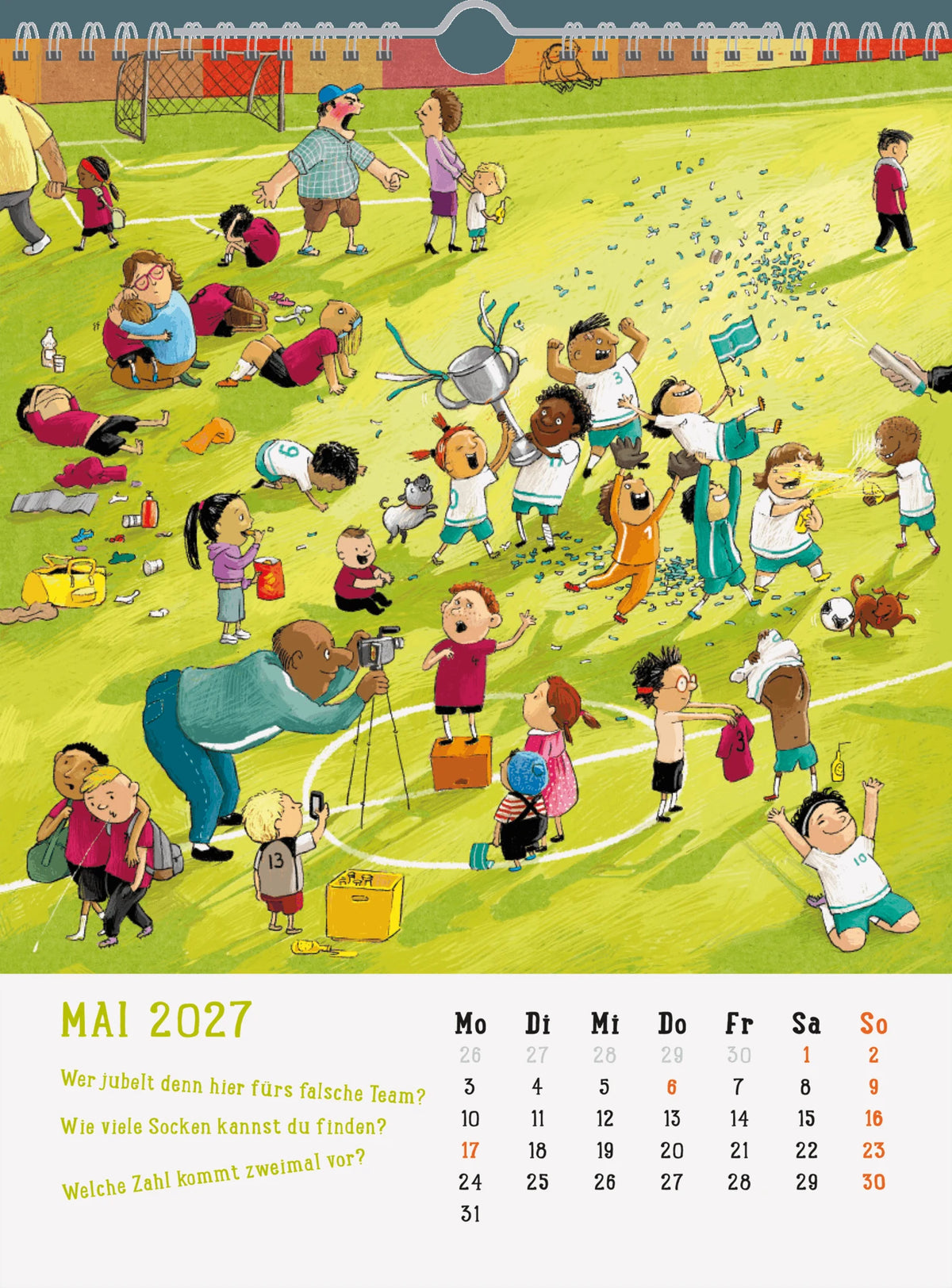 Wandkalender 2027: Mein Wimmel-Suchspaß Kinderkalender – Ansicht