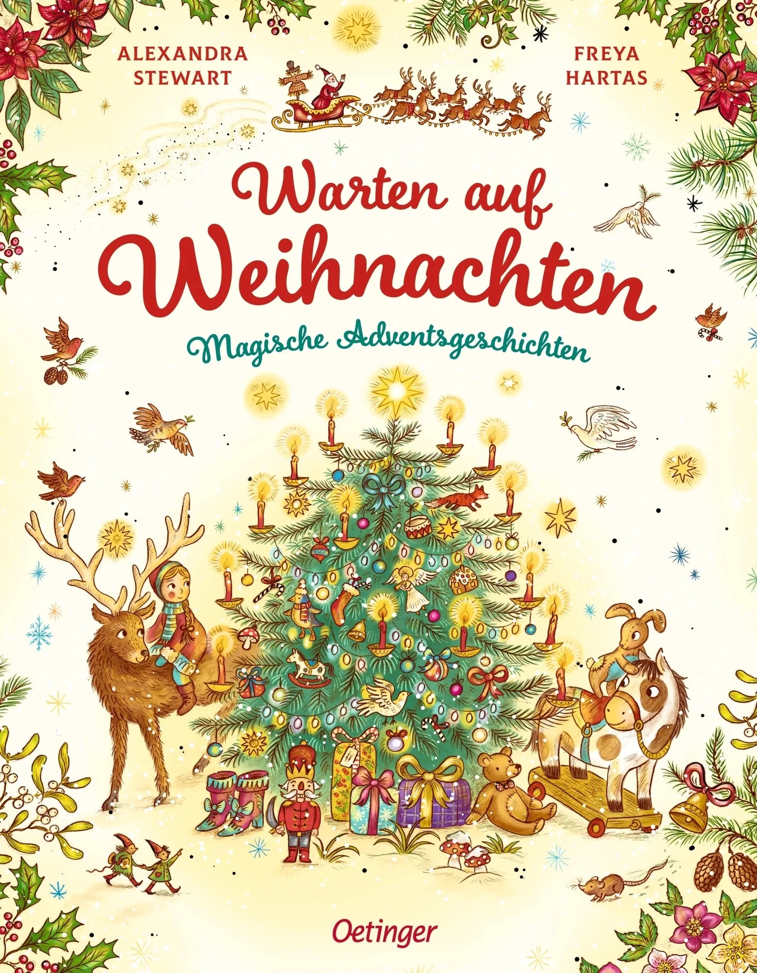 Buchcover von 'Warten auf Weihnachten. Magische Adventsgeschichten' - Gebundene Ausgabe von Alexandra Stewart