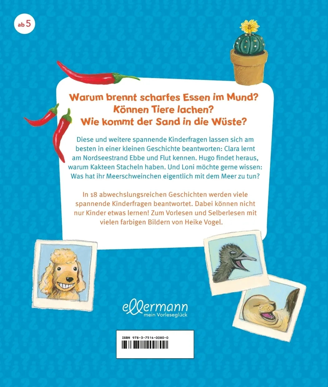 Rückseite: Warum leben Meerschweinchen nicht im Meer? (Hardcover)
