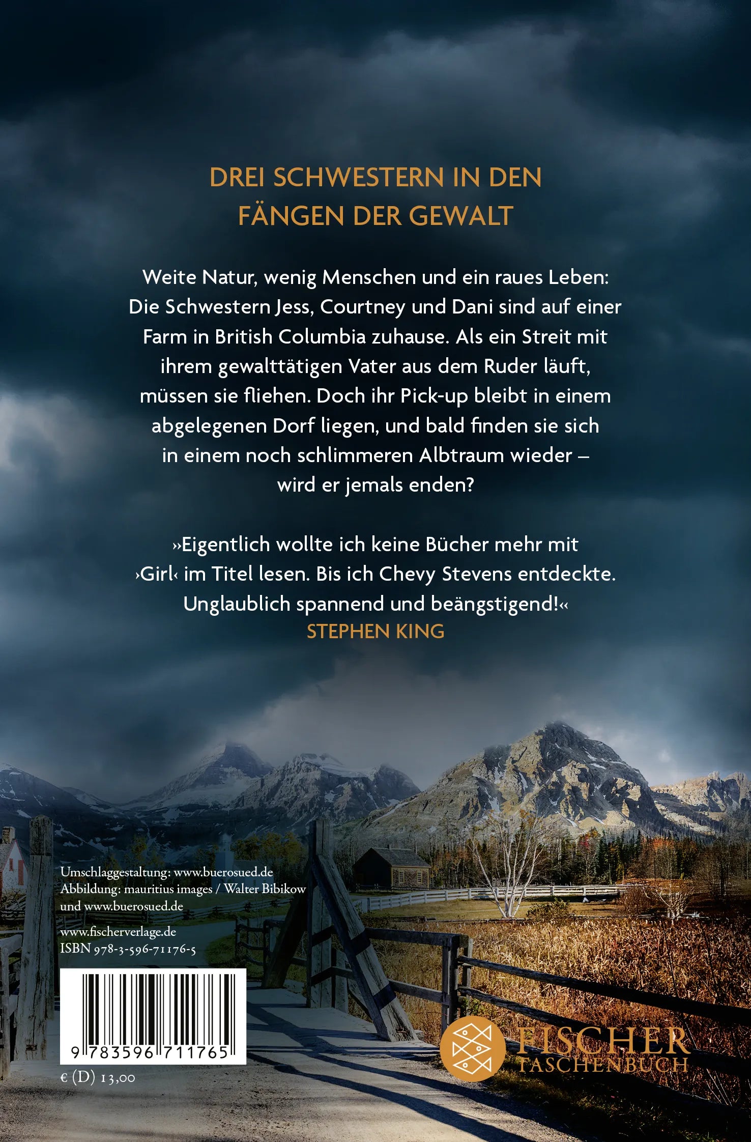 Buchrückseite von 'Was dich nicht tötet – Those Girls' mit Klappentext - Taschenbuch