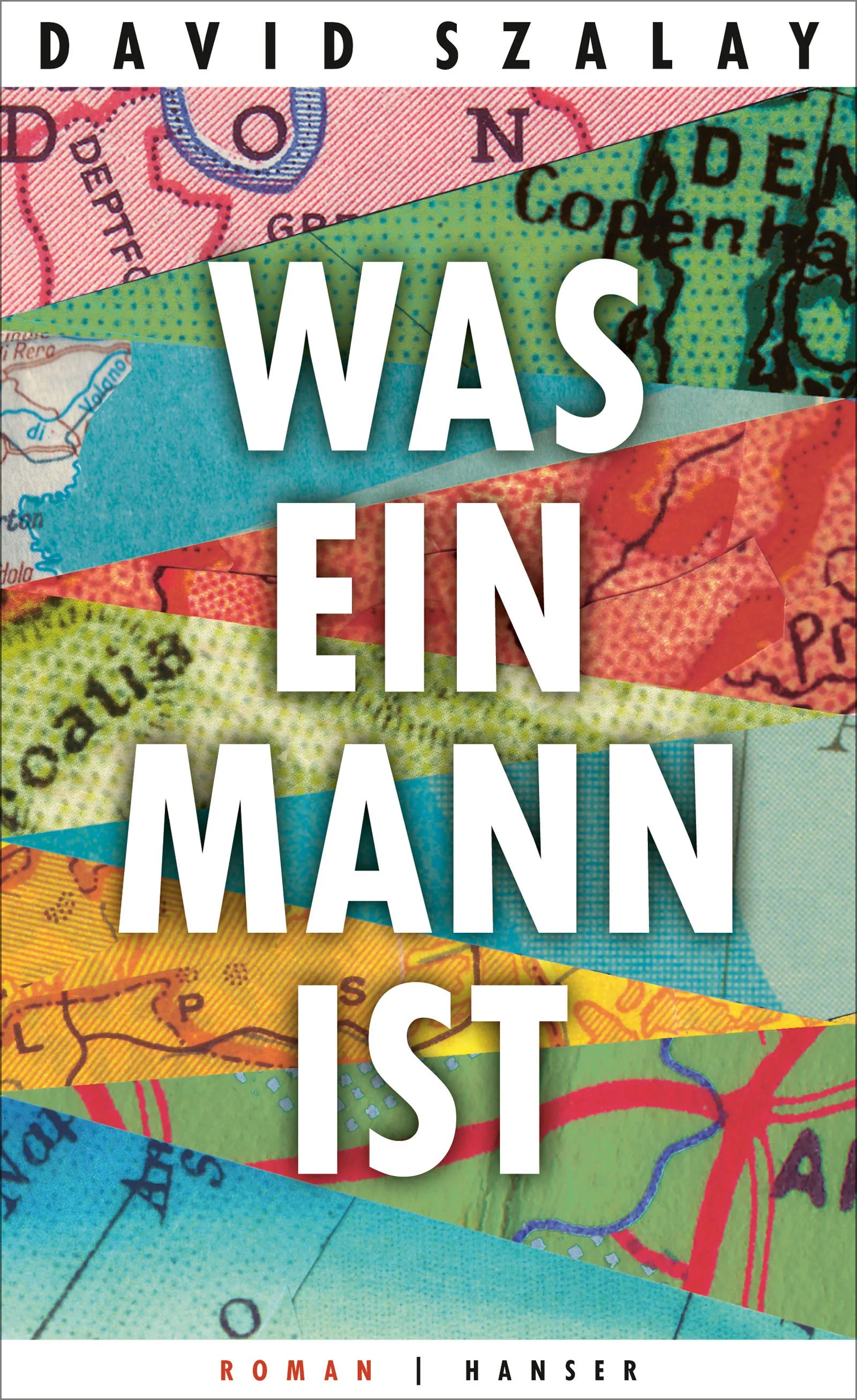 Buchcover von 'Was ein Mann ist' - Gebundene Ausgabe von David Szalay