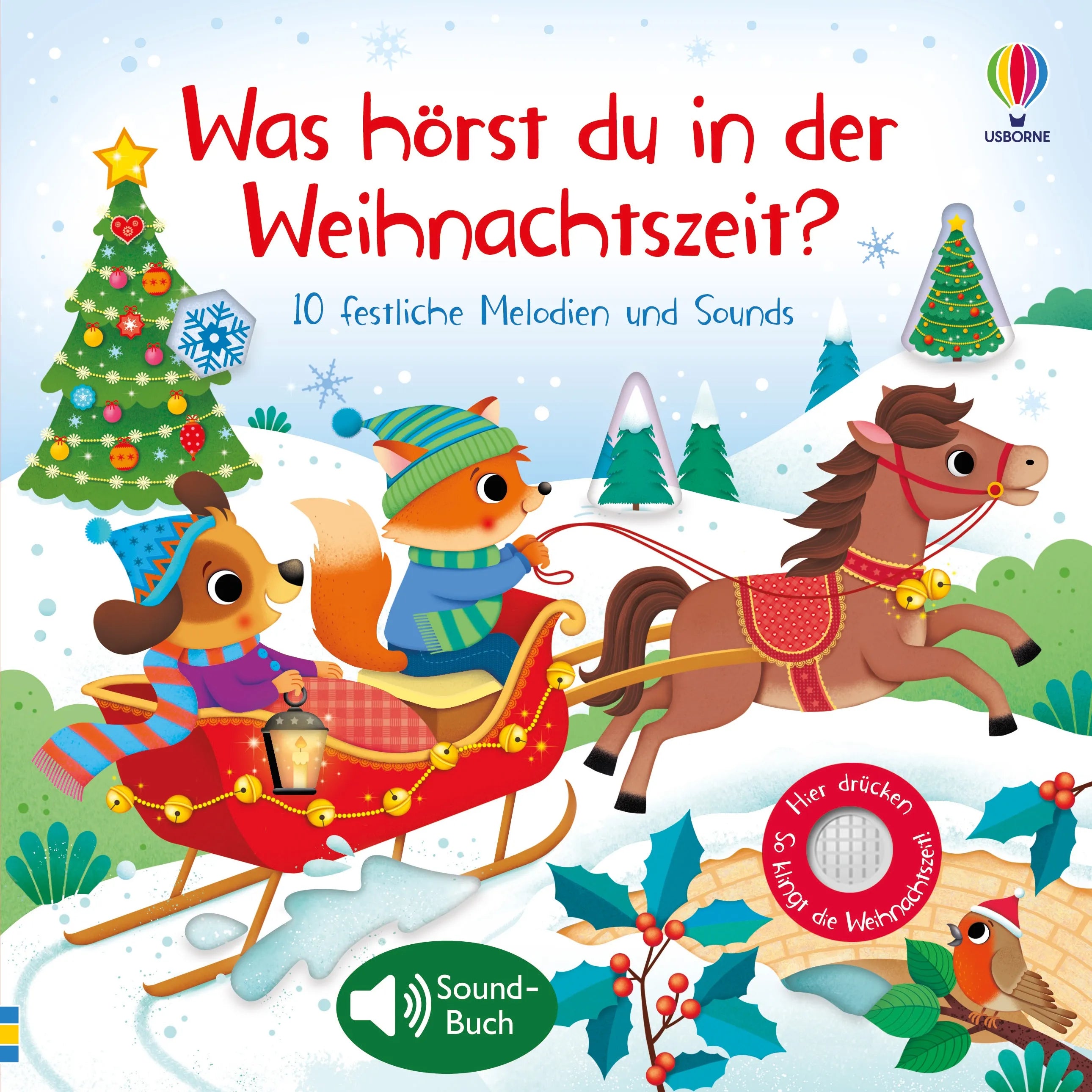 Cover: Was hörst du in der Weihnachtszeit? (Hardcover) von Sam Taplin