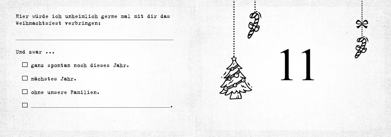 Innenansicht von 'Was ich an dir liebe – Adventskalender. Hardcover-Ausgabe' - Gebundene Ausgabe