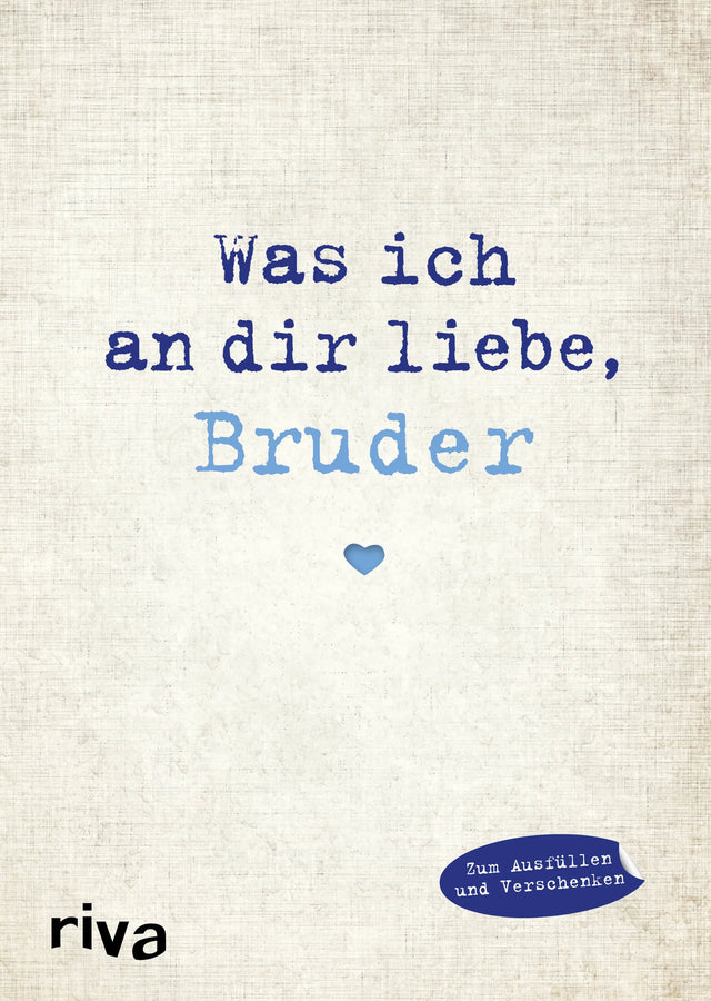 Buchcover von 'Was ich an dir liebe, Bruder' - Gebundene Ausgabe von Alexandra Reinwarth
