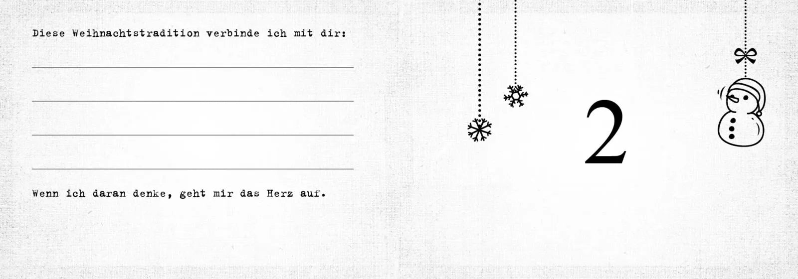 Innenansicht von 'Was ich an dir liebe, Mama – Adventskalender. Hardcover-Ausgabe' - Gebundene Ausgabe