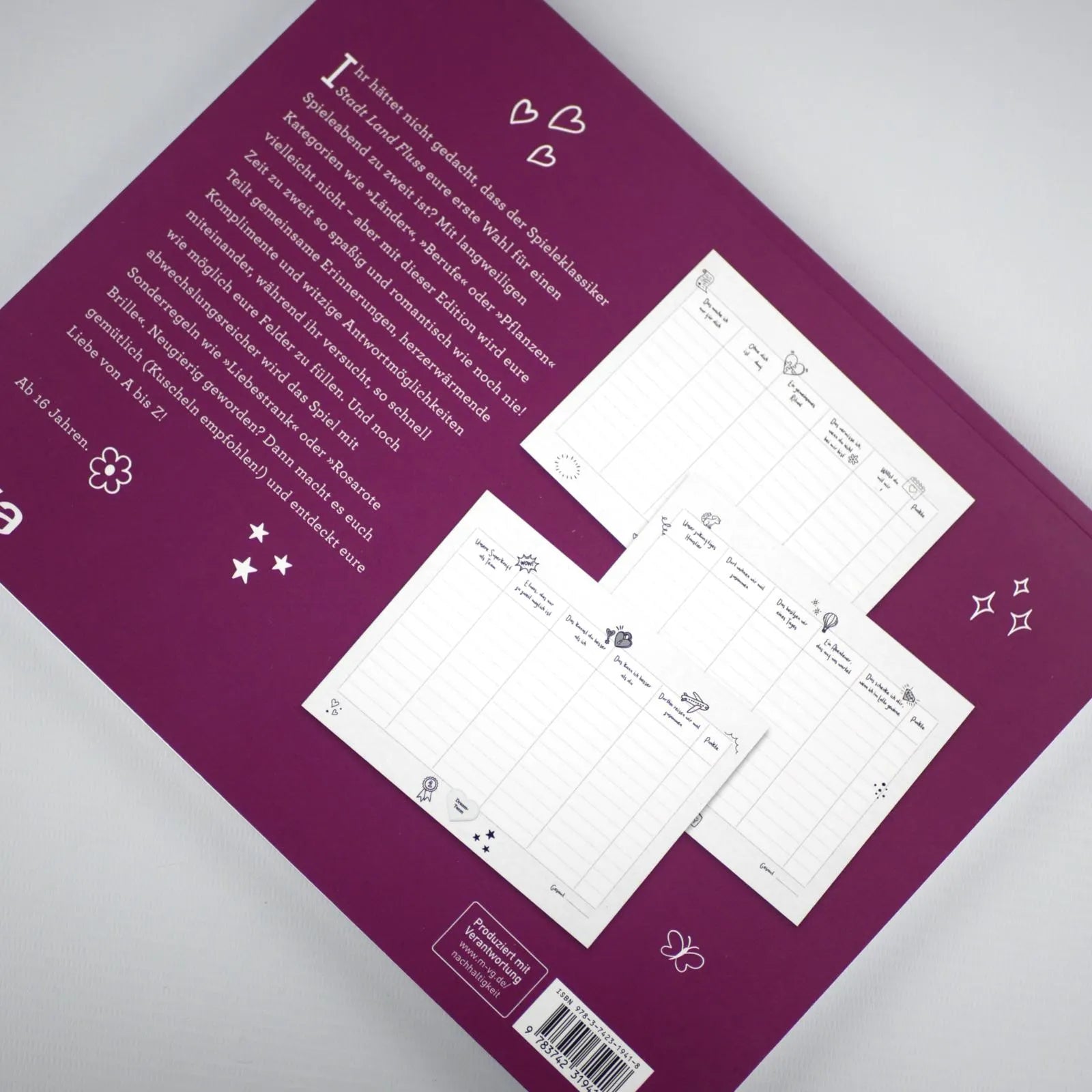 Innenansicht von 'Was ich an dir liebe – Statt Land Kuss' - Taschenbuch