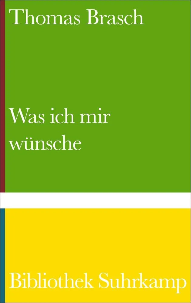 Cover: Was ich mir wünsche (E-Book) von Thomas Brasch